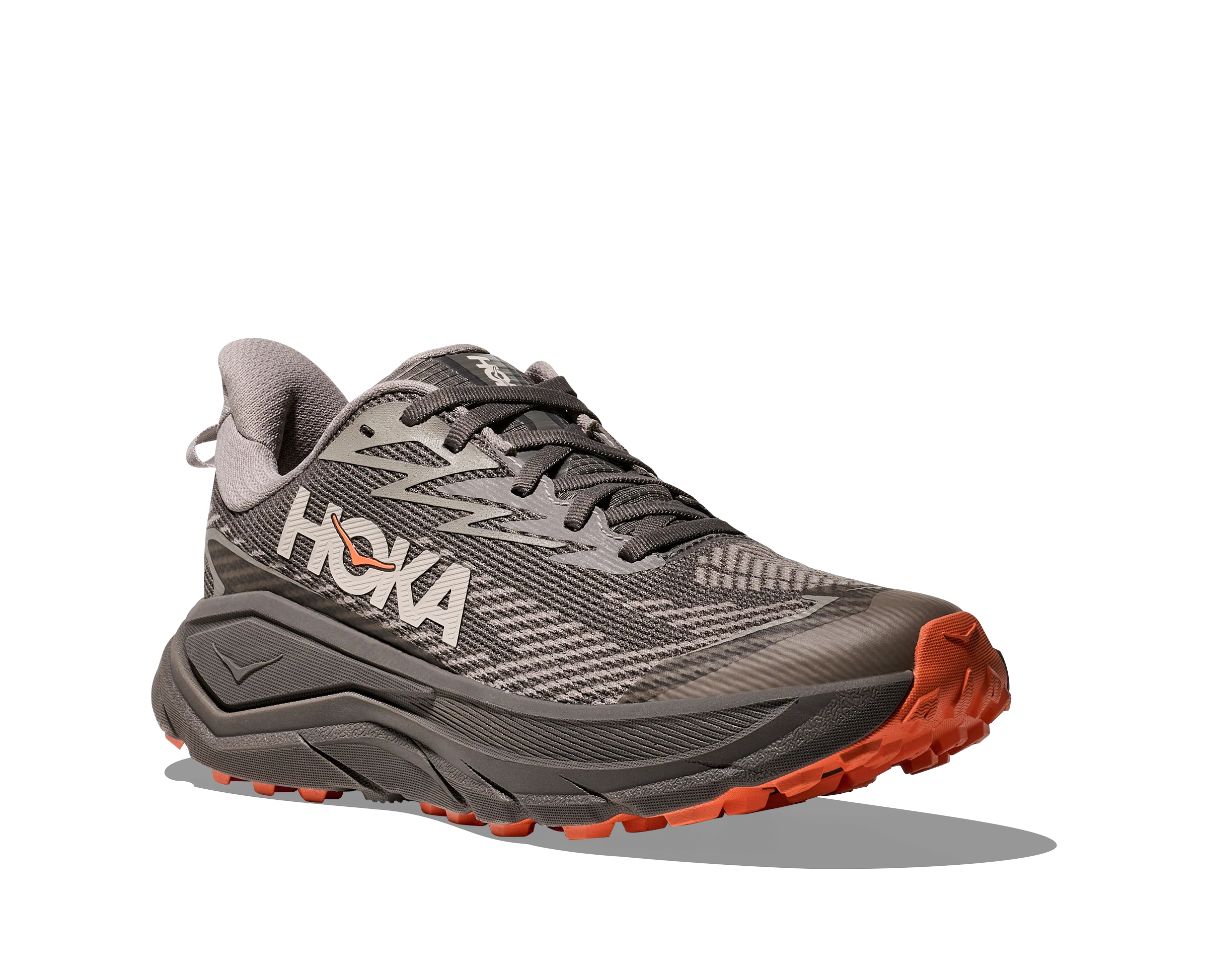 Hoka Womens Challenger 8 GTX - Cement/Gravel - Trail - SS26 - Image 7