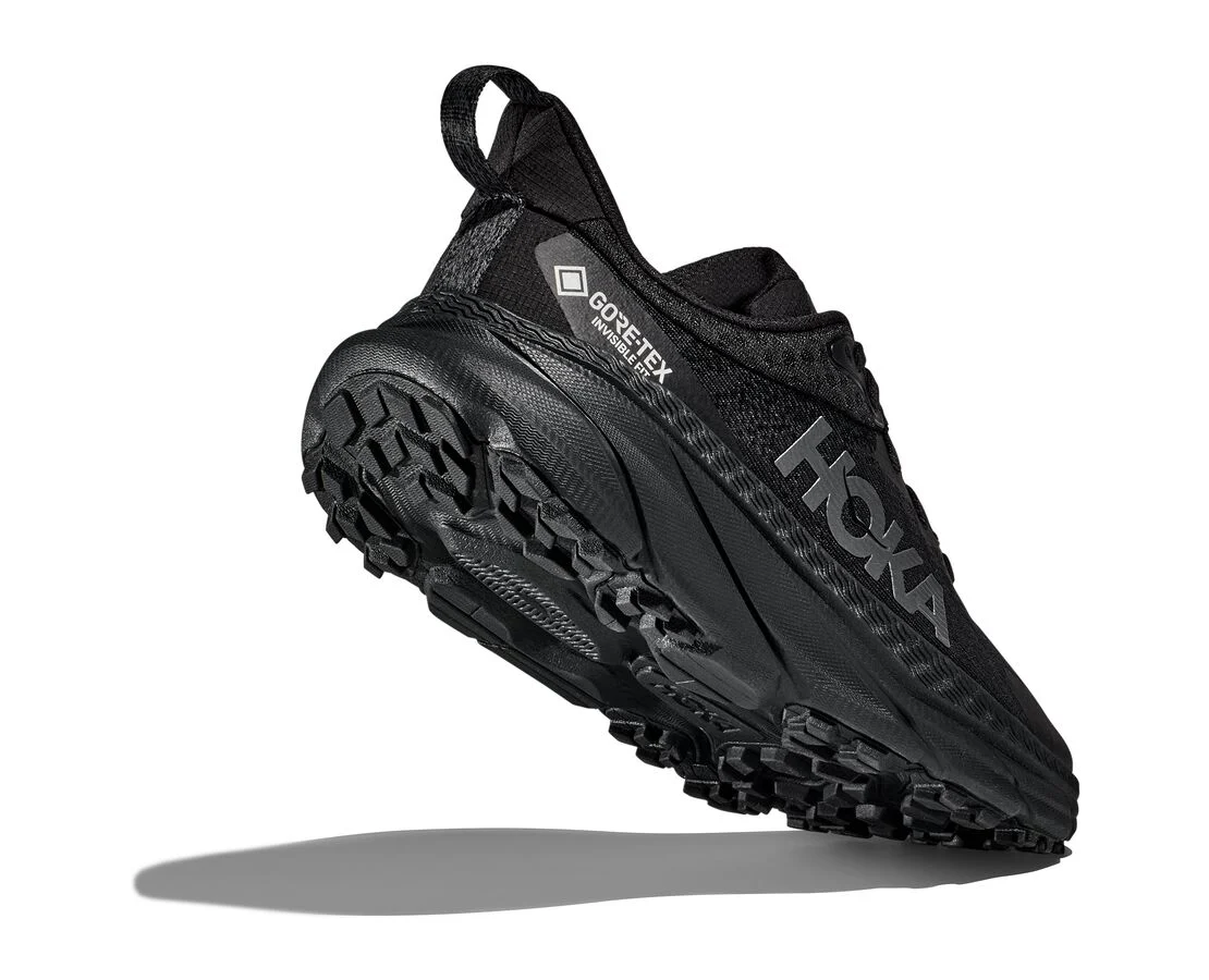 Hoka Womens Challenger ATR 7 GTX - Black/Black - Trail - Image 3