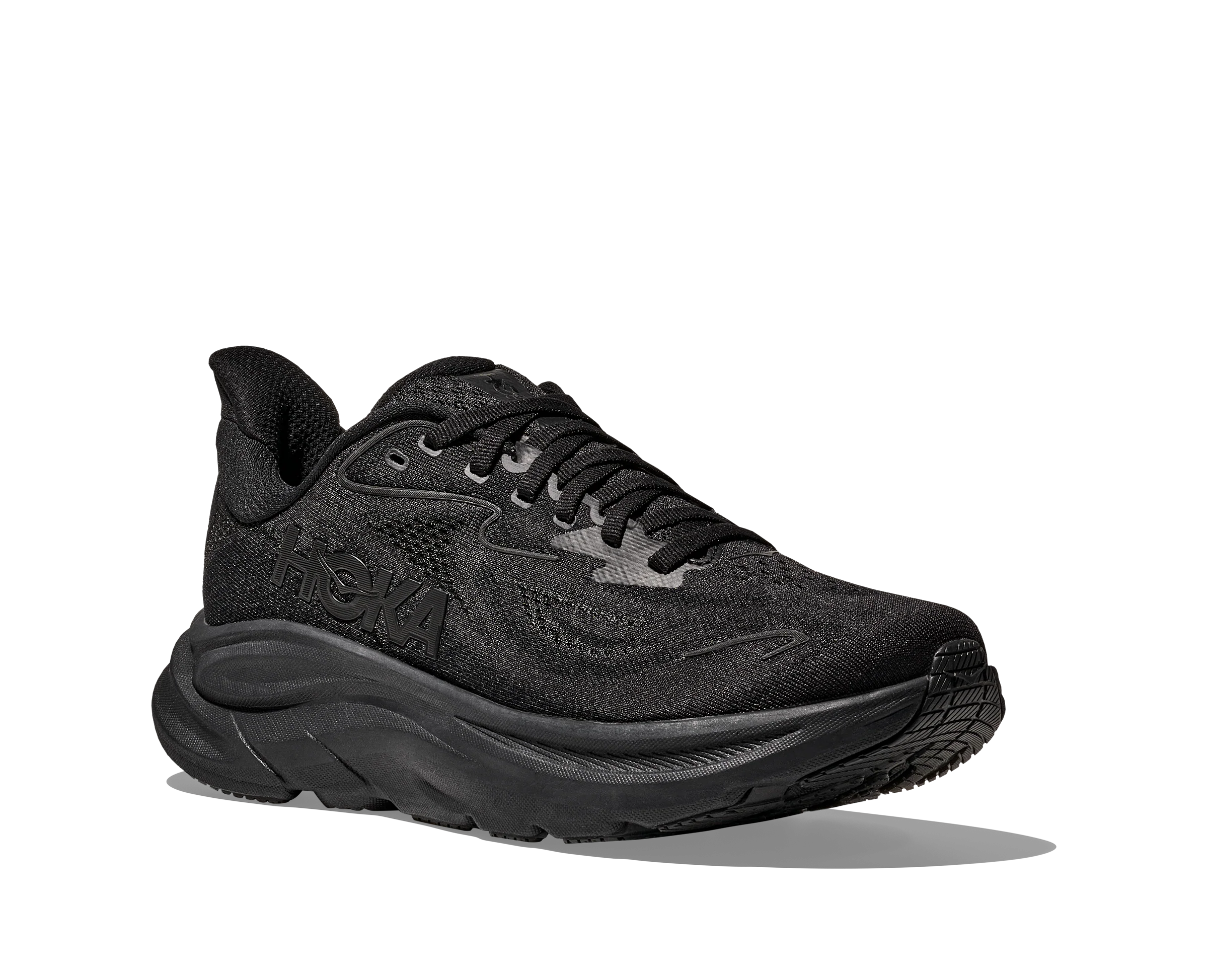 Hoka Womens Clifton 10 - Black/Black - Neutral - SS25 - Image 7