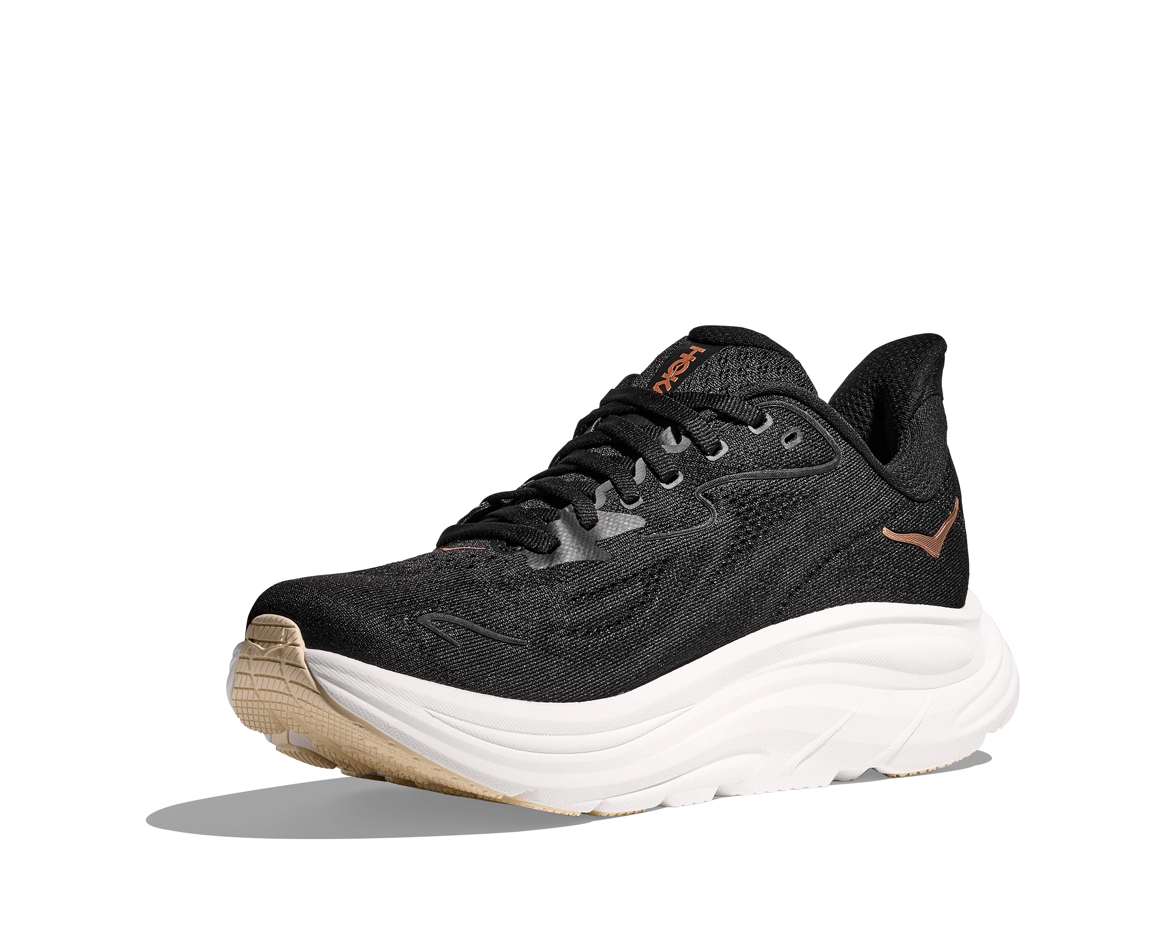 Hoka Womens Clifton 10 - Black/Rose Gold - Neutral - SS25 - Image 4