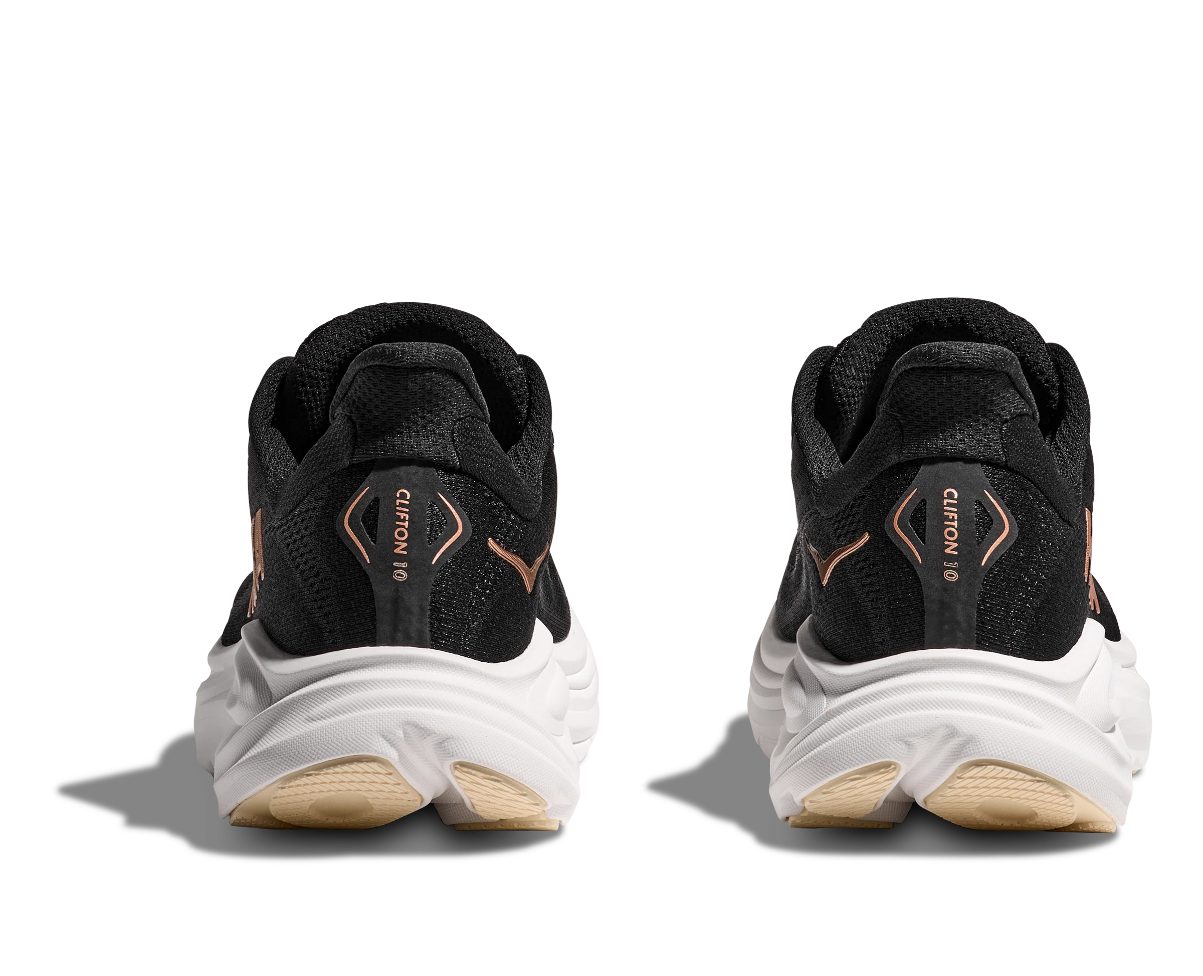 Hoka Womens Clifton 10 - Black/Rose Gold - Neutral - SS25 - Image 6