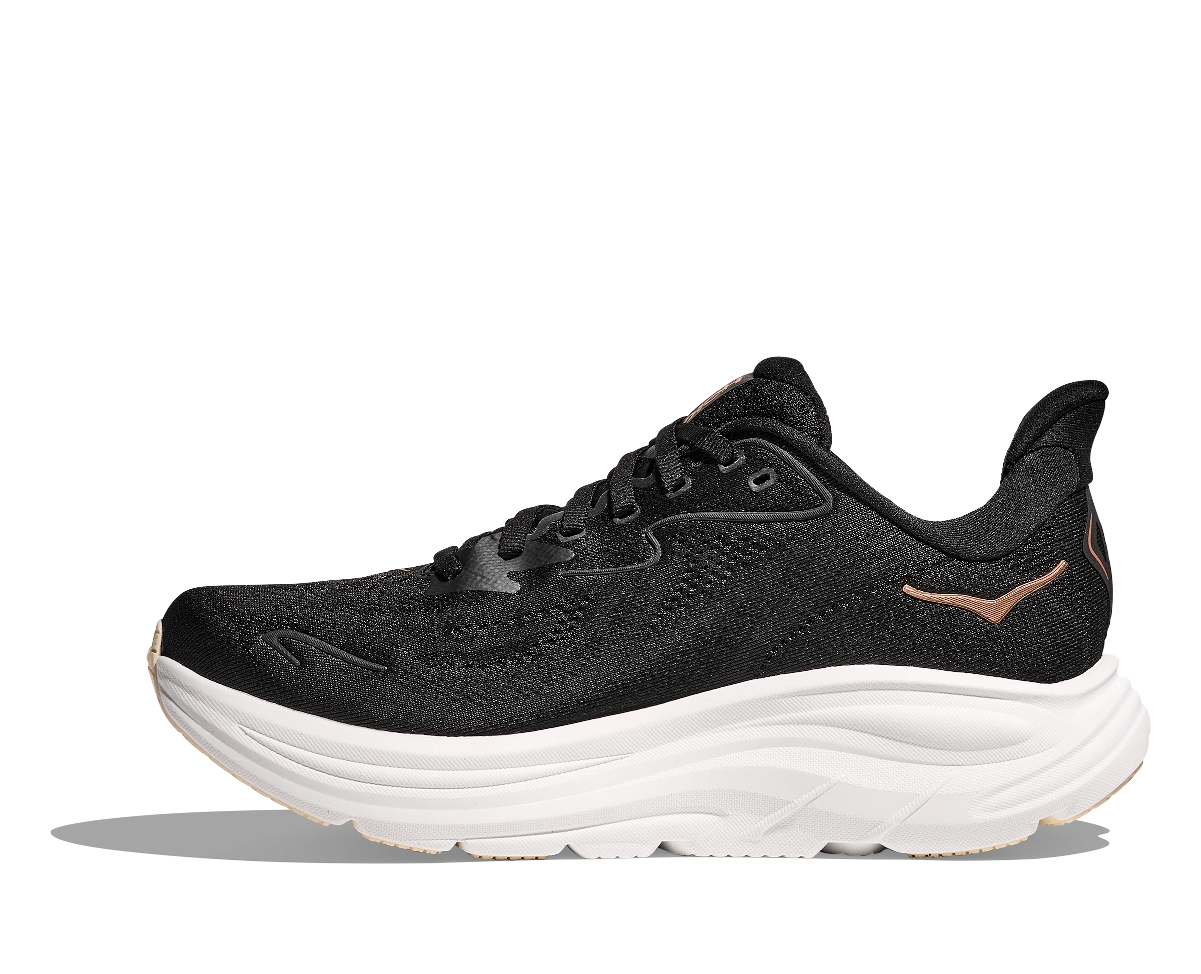 Hoka Womens Clifton 10 - Black/Rose Gold - Neutral - SS25 - Image 8