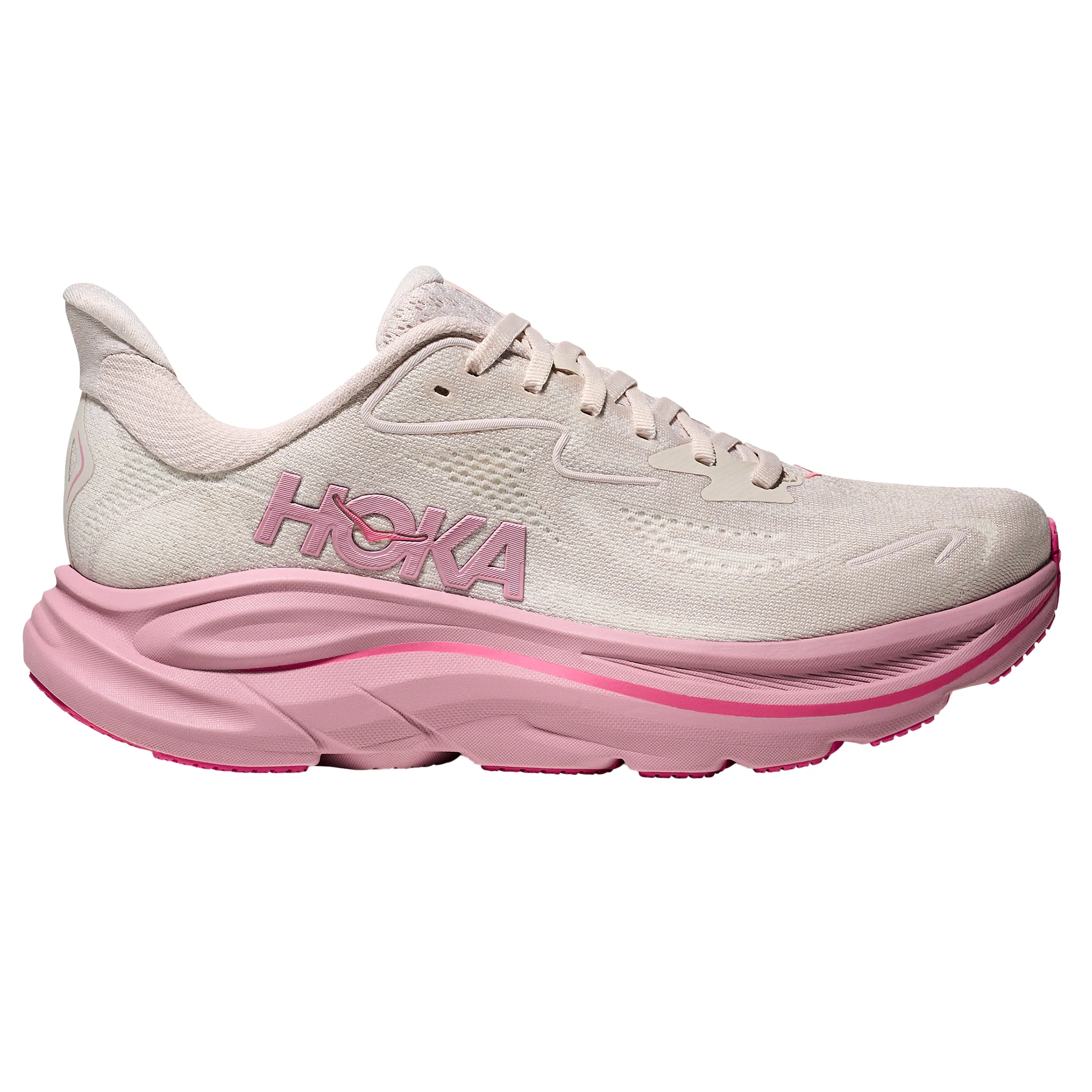 Hoka Womens Clifton 10 - Rose Cream/Dried Rose - Neutral - AW25