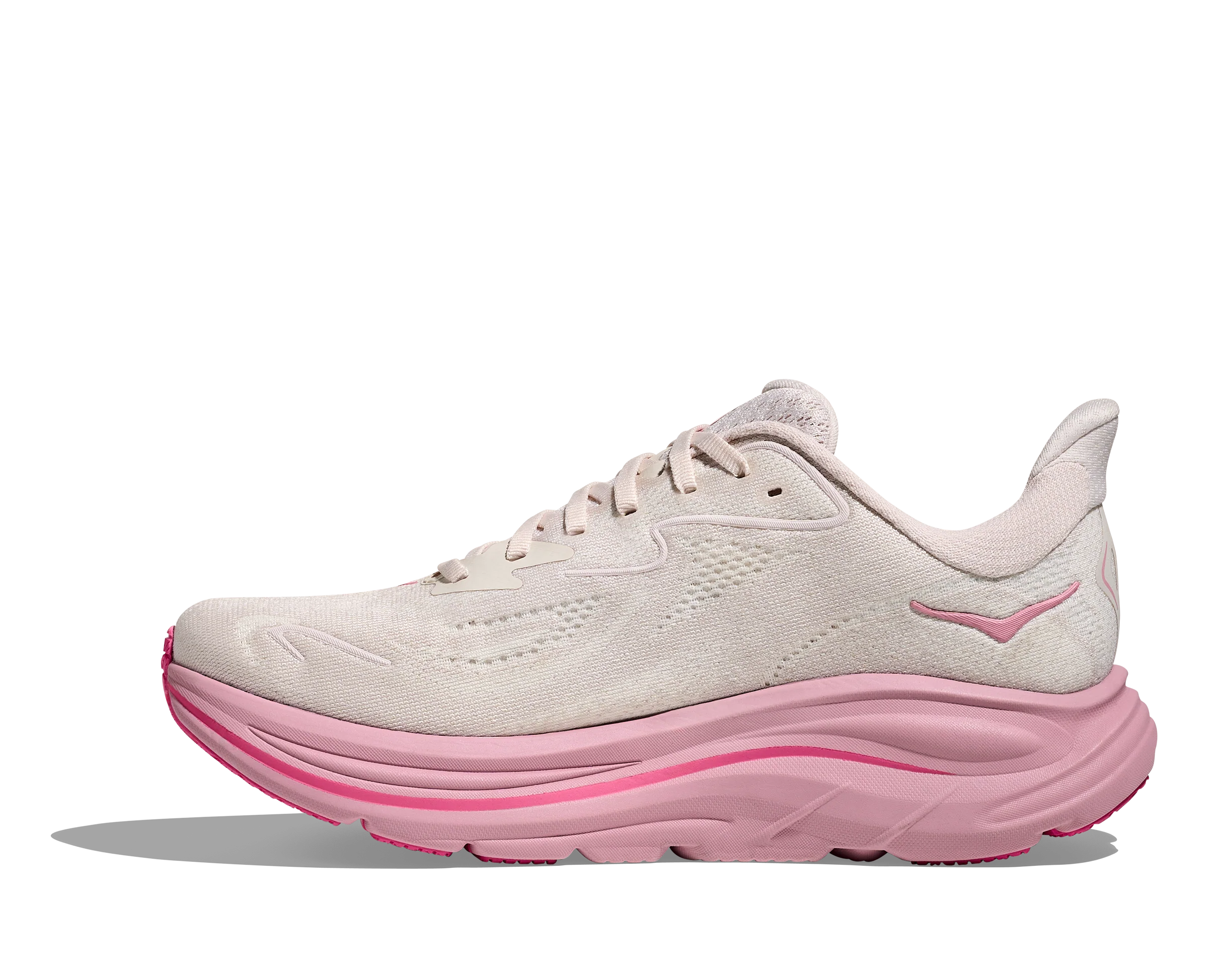 Hoka Womens Clifton 10 - Rose Cream/Dried Rose - Neutral - AW25 - Image 3