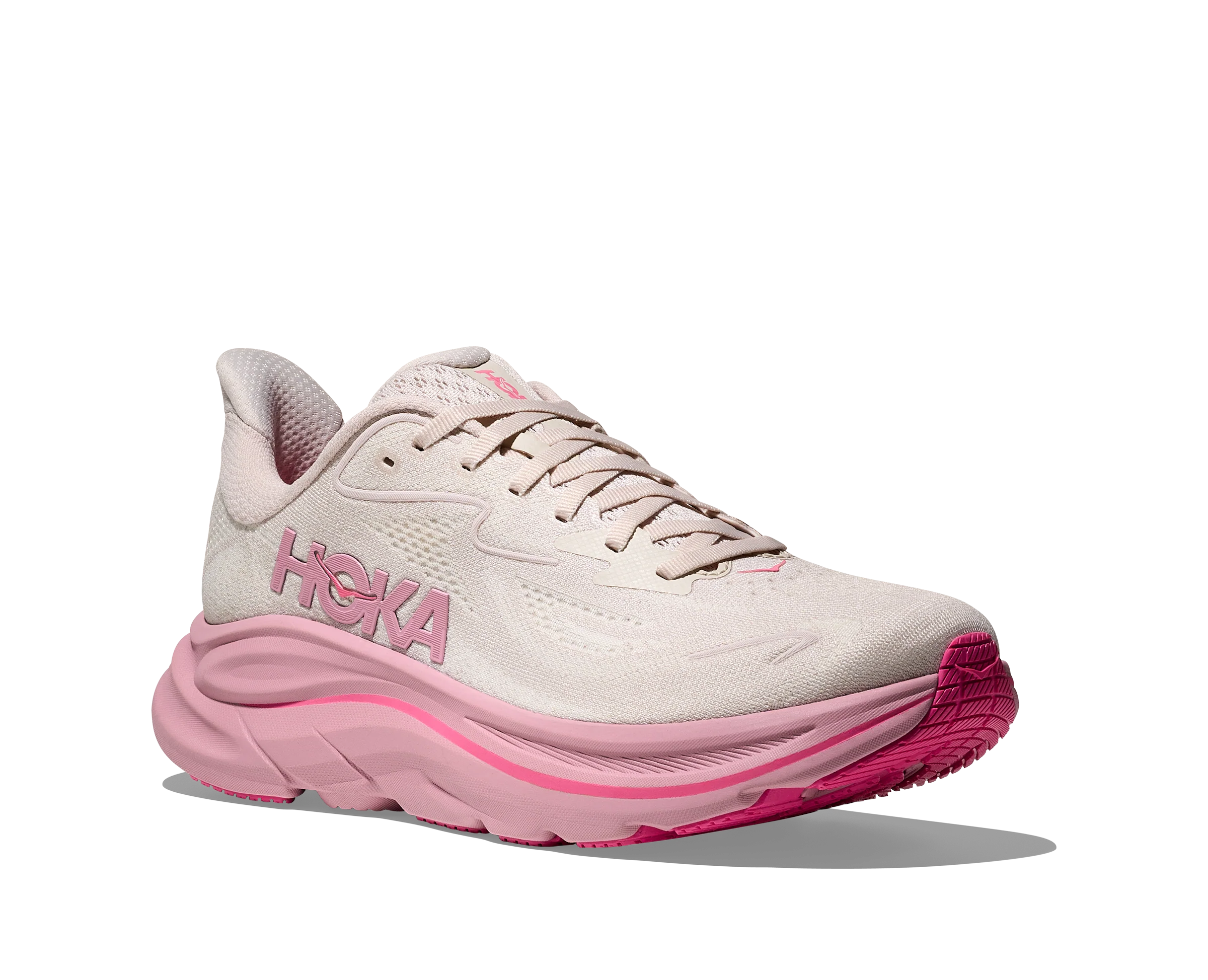 Hoka Womens Clifton 10 - Rose Cream/Dried Rose - Neutral - AW25 - Image 5