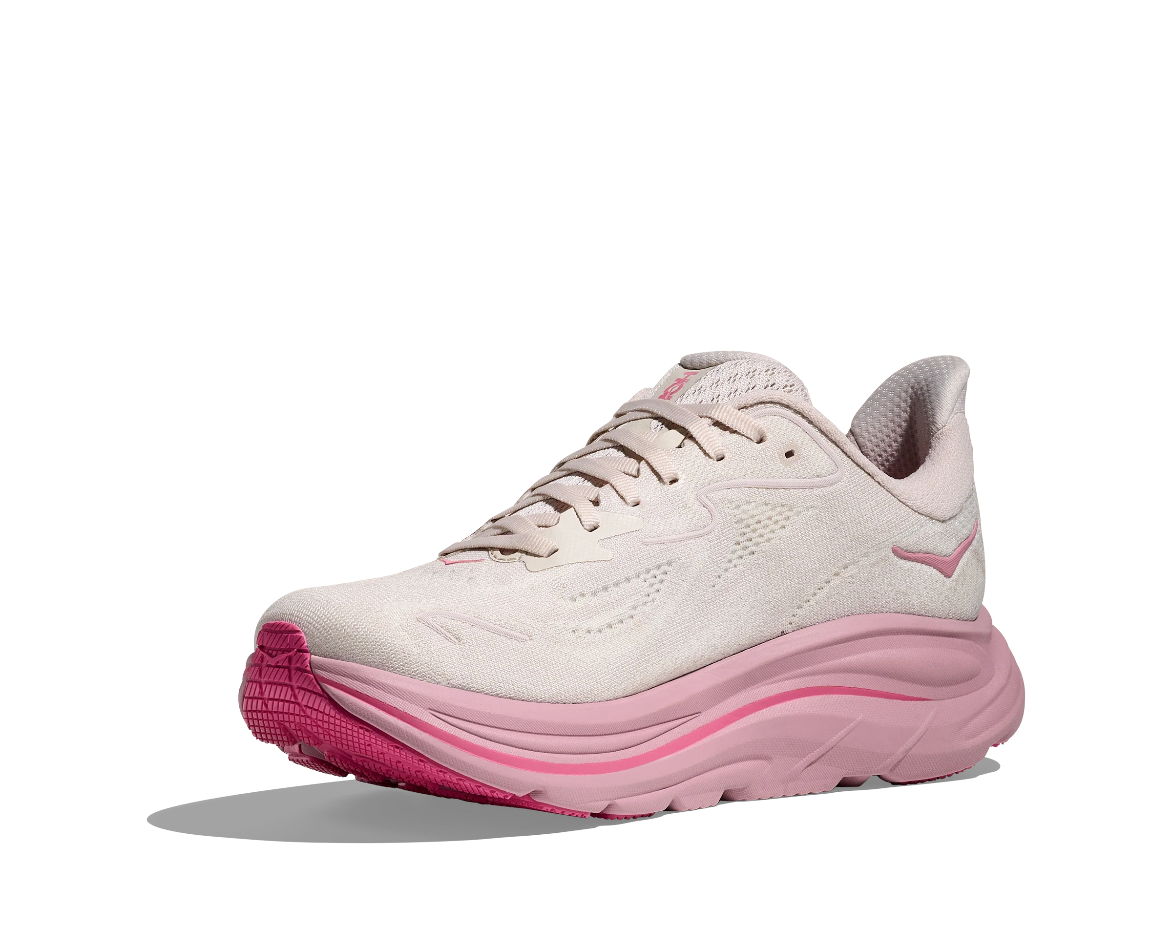 Hoka Womens Clifton 10 - Rose Cream/Dried Rose - Neutral - AW25 - Image 6