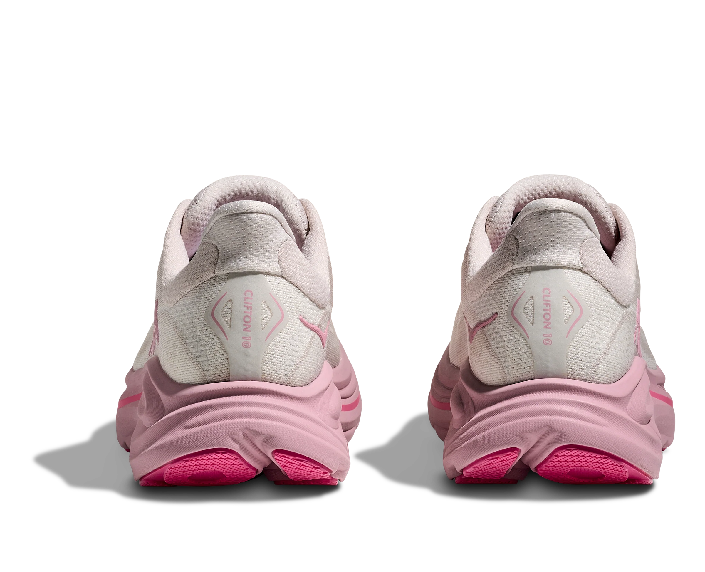Hoka Womens Clifton 10 - Rose Cream/Dried Rose - Neutral - AW25 - Image 9