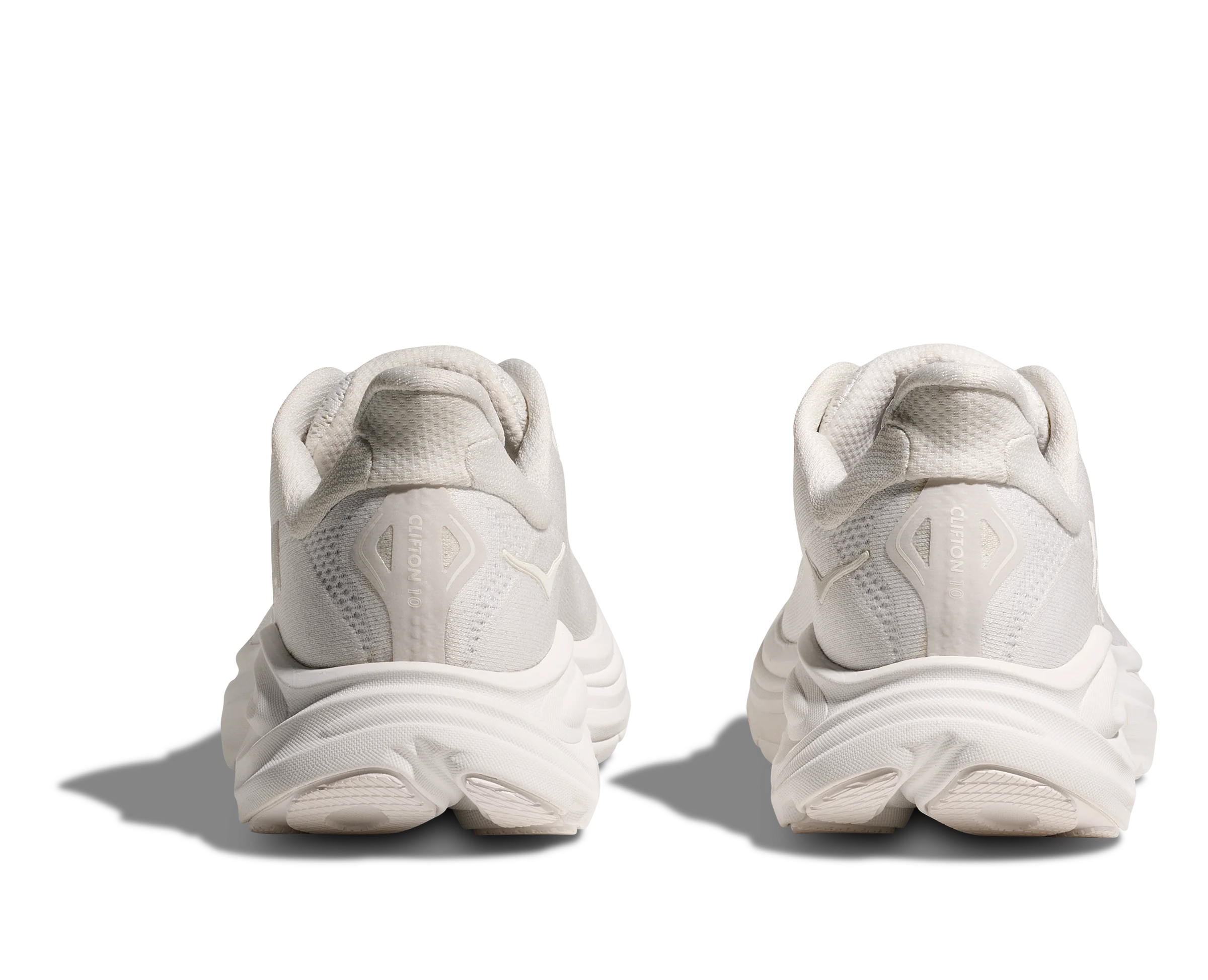 Hoka Womens Clifton 10 - White/White - Neutral - SS25 - Image 6