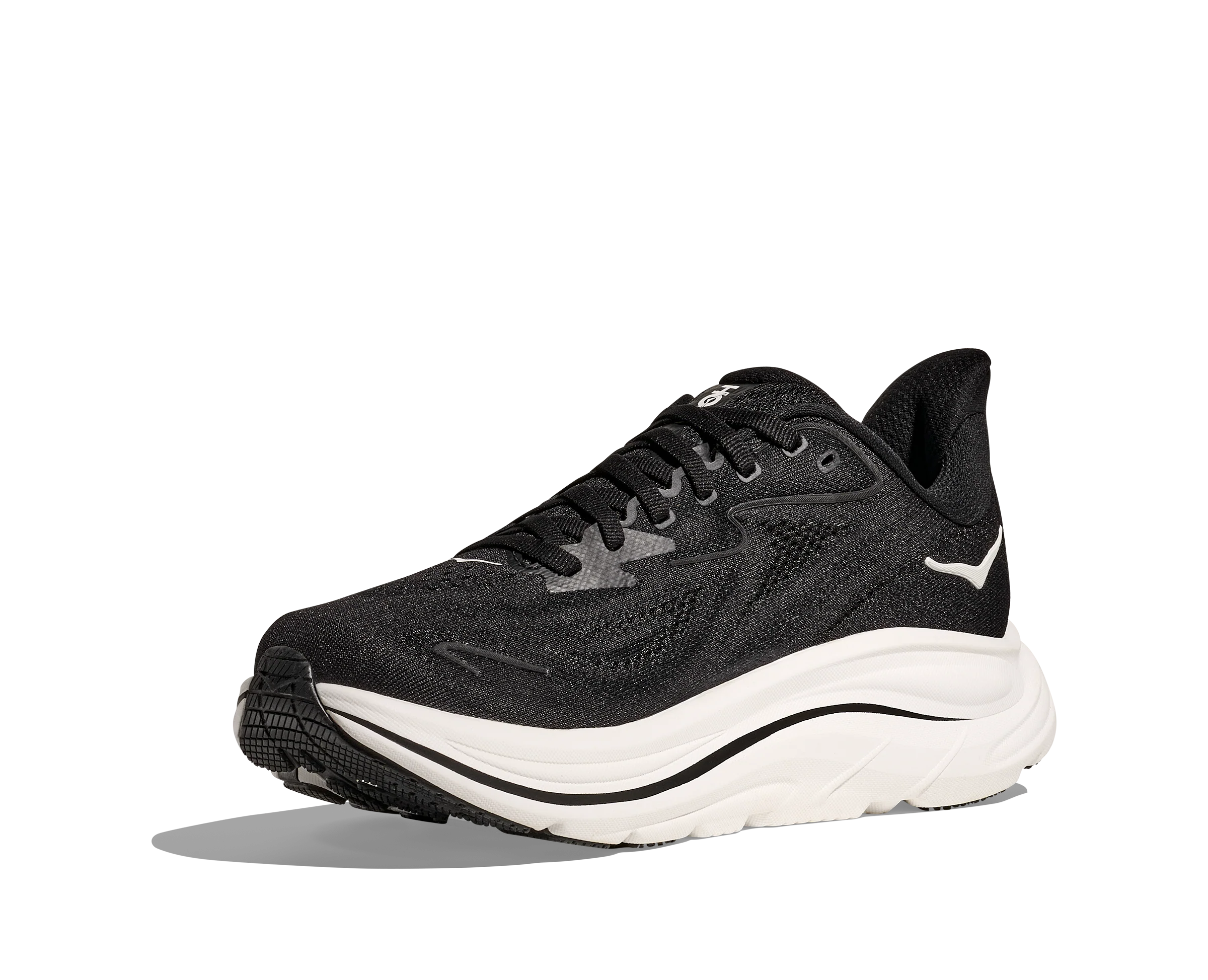 Hoka Womens Clifton 10 - Black/White - Neutral - SS25 - Image 4