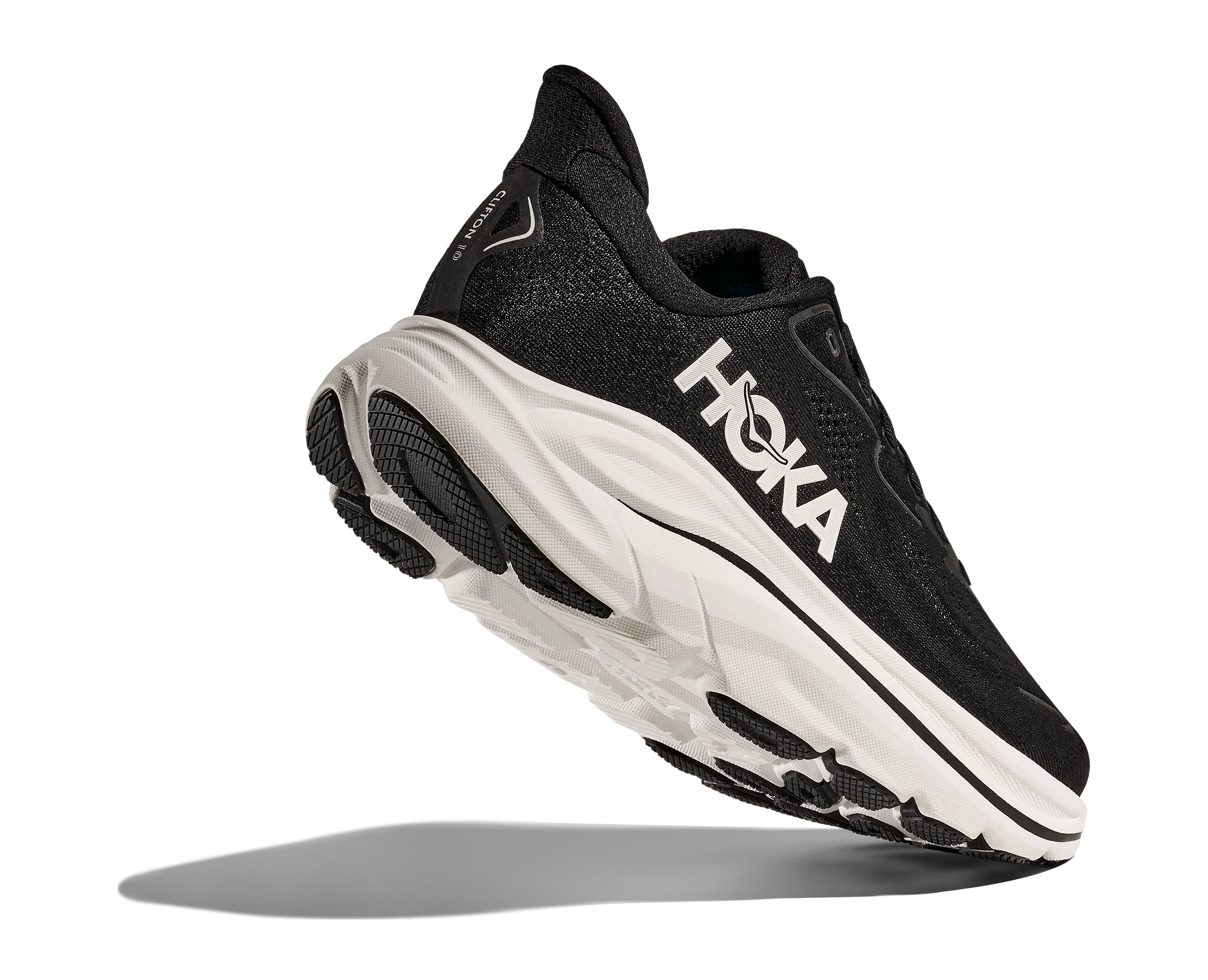 Hoka Womens Clifton 10 - Black/White - Neutral - SS25 - Image 5