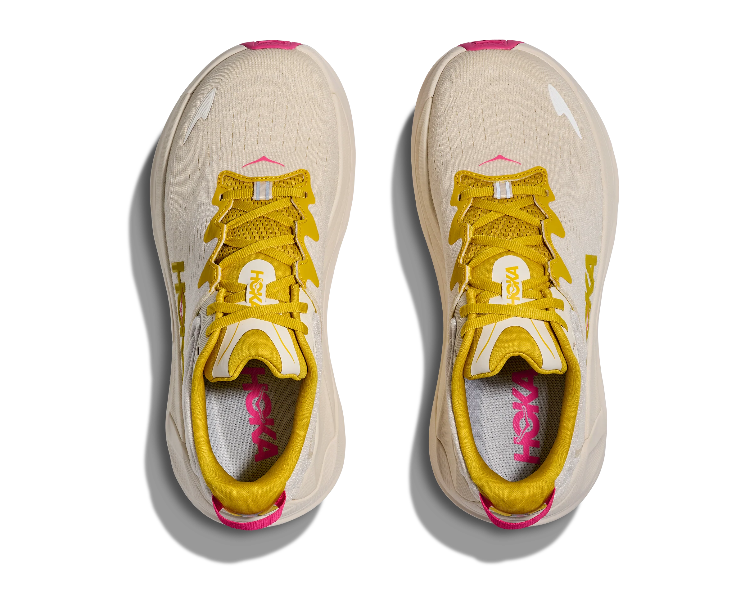 Hoka Womens Gaviota 6 - Birch/Yellow Gold - Stability - SS26 - Image 3