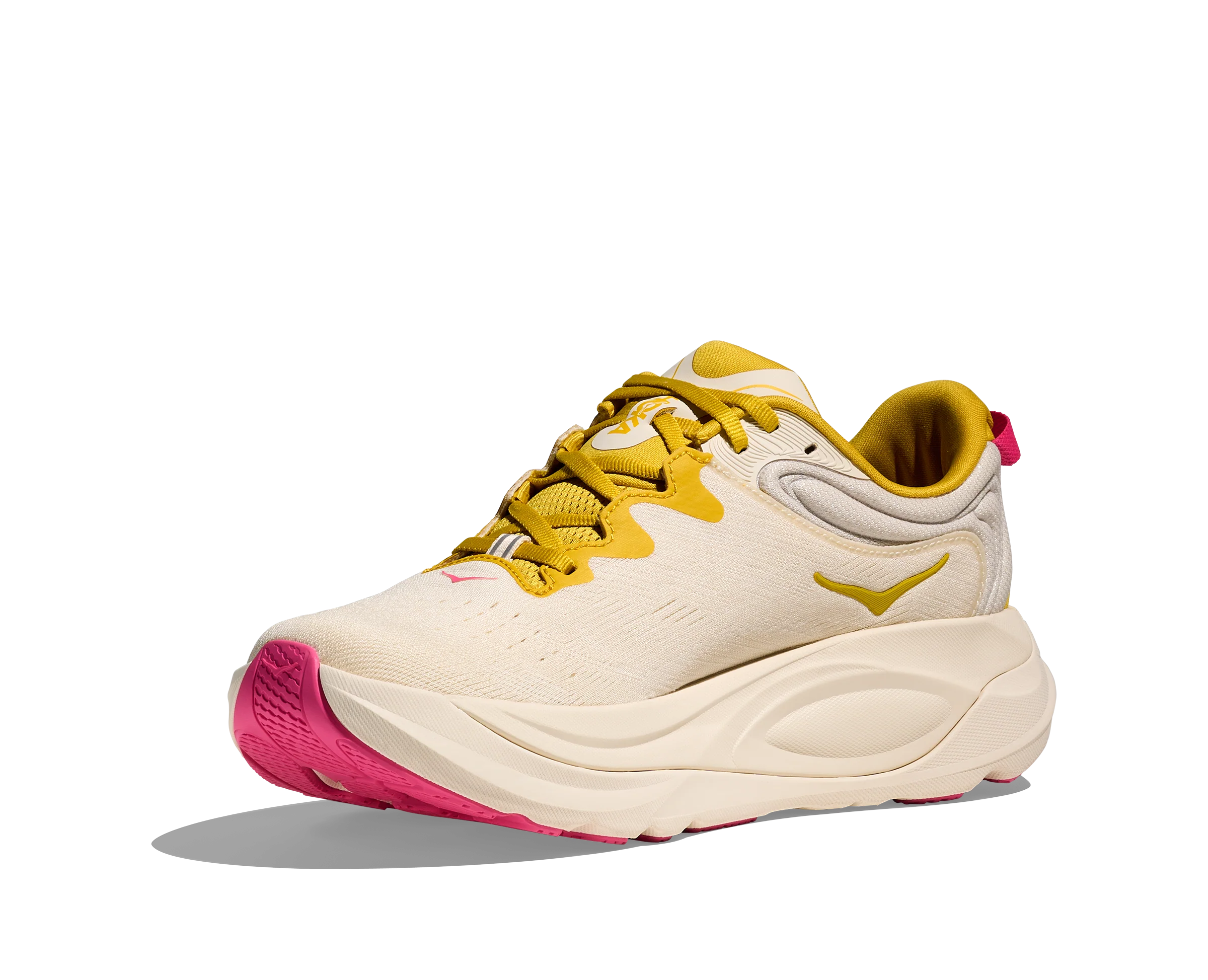 Hoka Womens Gaviota 6 - Birch/Yellow Gold - Stability - SS26 - Image 4