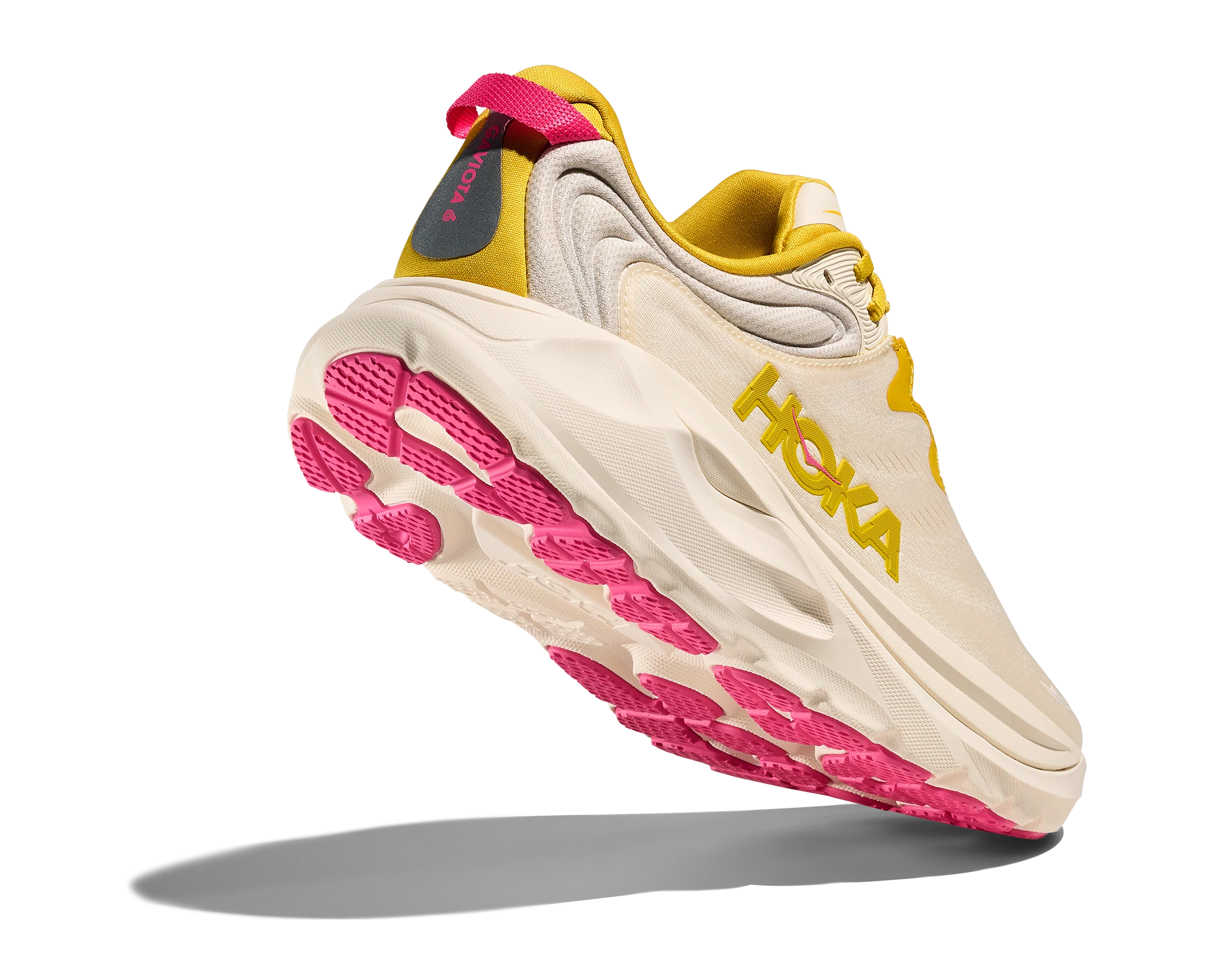 Hoka Womens Gaviota 6 - Birch/Yellow Gold - Stability - SS26 - Image 5