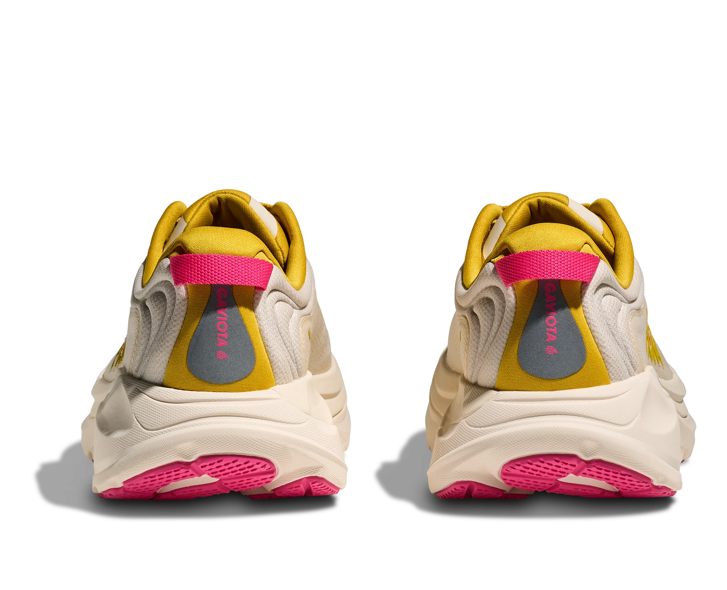 Hoka Womens Gaviota 6 - Birch/Yellow Gold - Stability - SS26 - Image 6