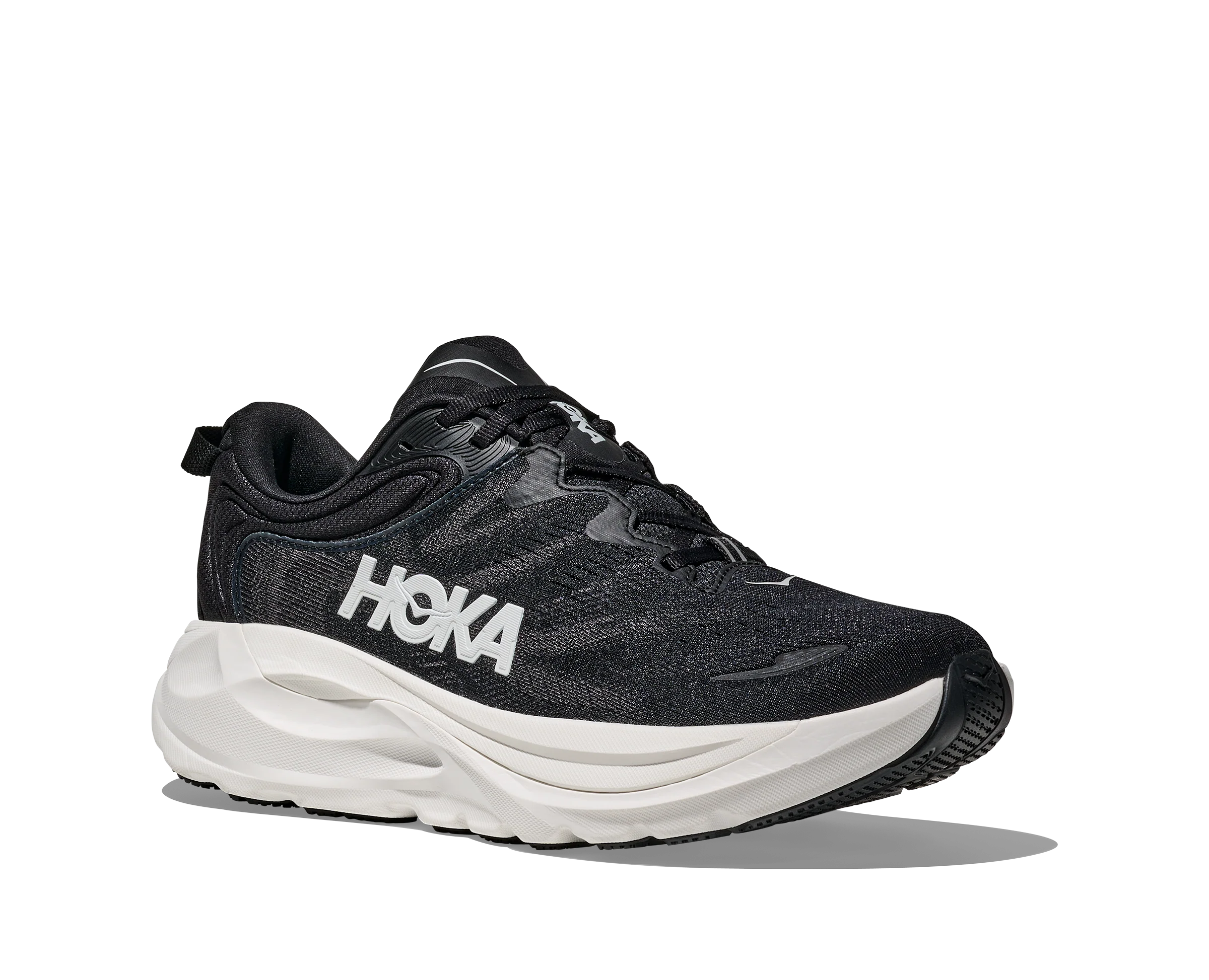 Hoka Womens Gaviota 6 - Black/White - Stability - SS26 - Image 7