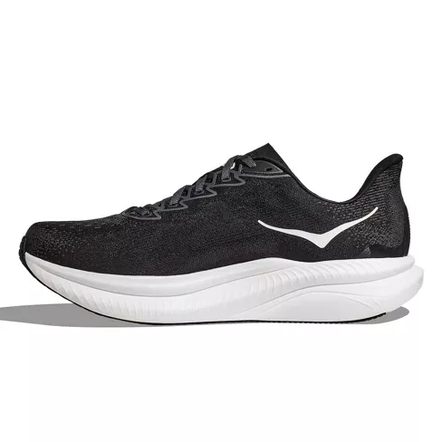 Hoka Womens Mach 6 - Black/White - Neutral - Image 3
