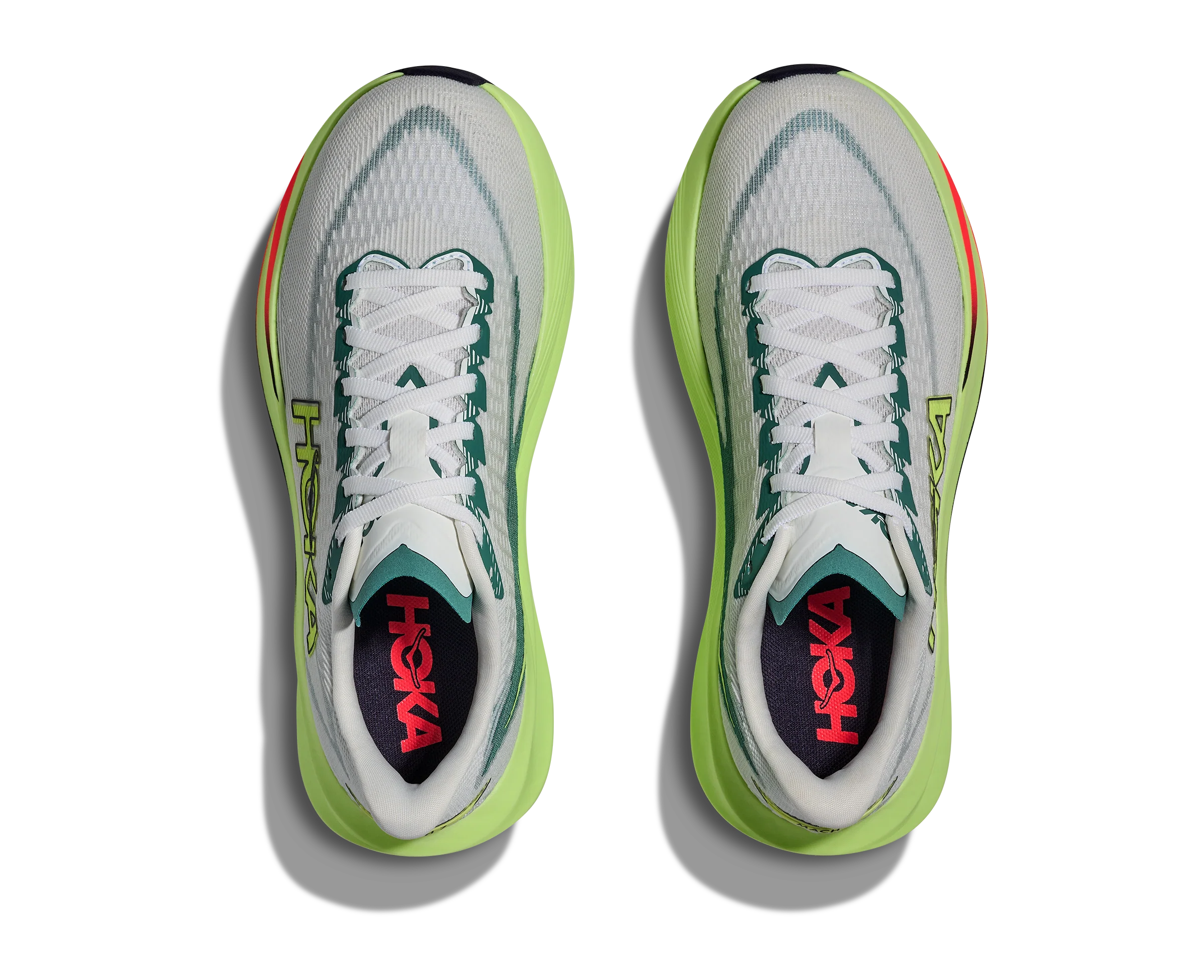 Hoka Womens Mach 7 - Frost/Neon Yuzu - Neutral - SS26 - Image 3