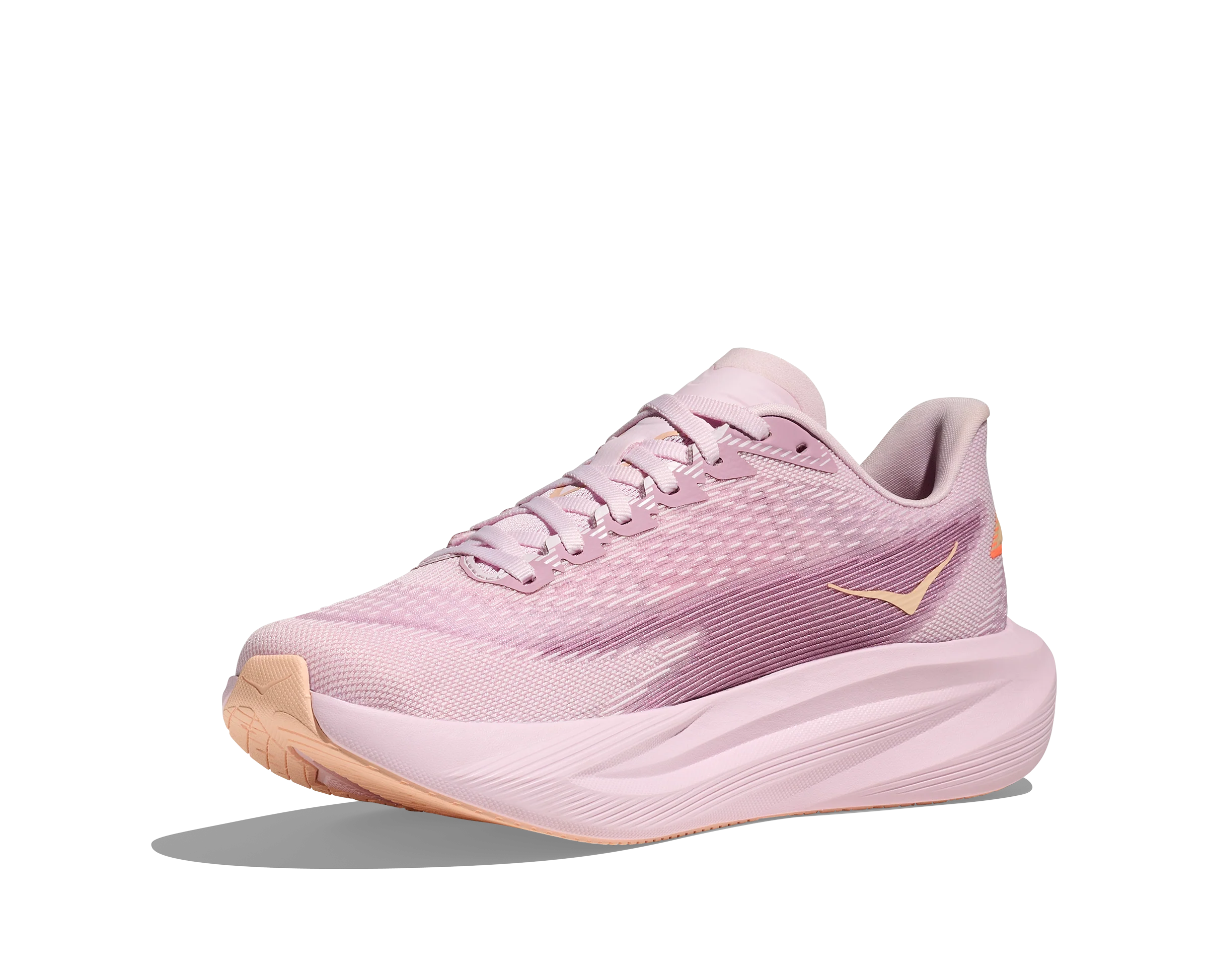 Hoka Womens Mach 7 - Lilac Cream/Tangerine Glow - Neutral - SS26 - Image 4
