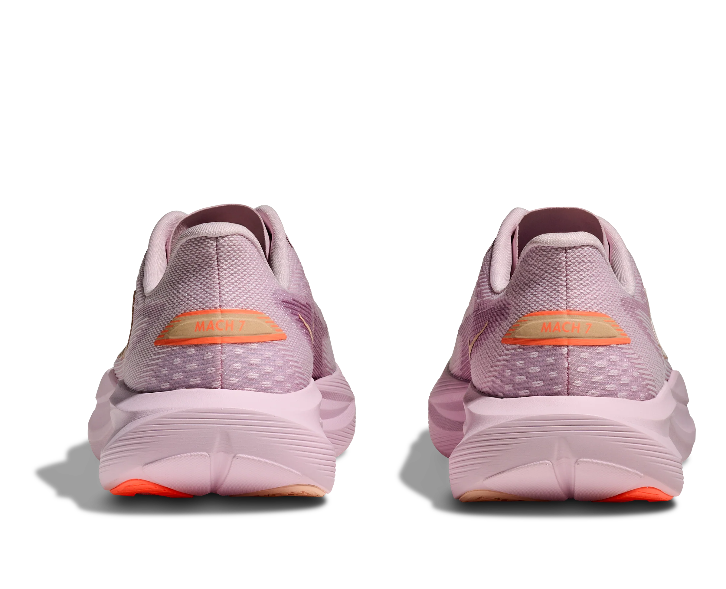 Hoka Womens Mach 7 - Lilac Cream/Tangerine Glow - Neutral - SS26 - Image 6