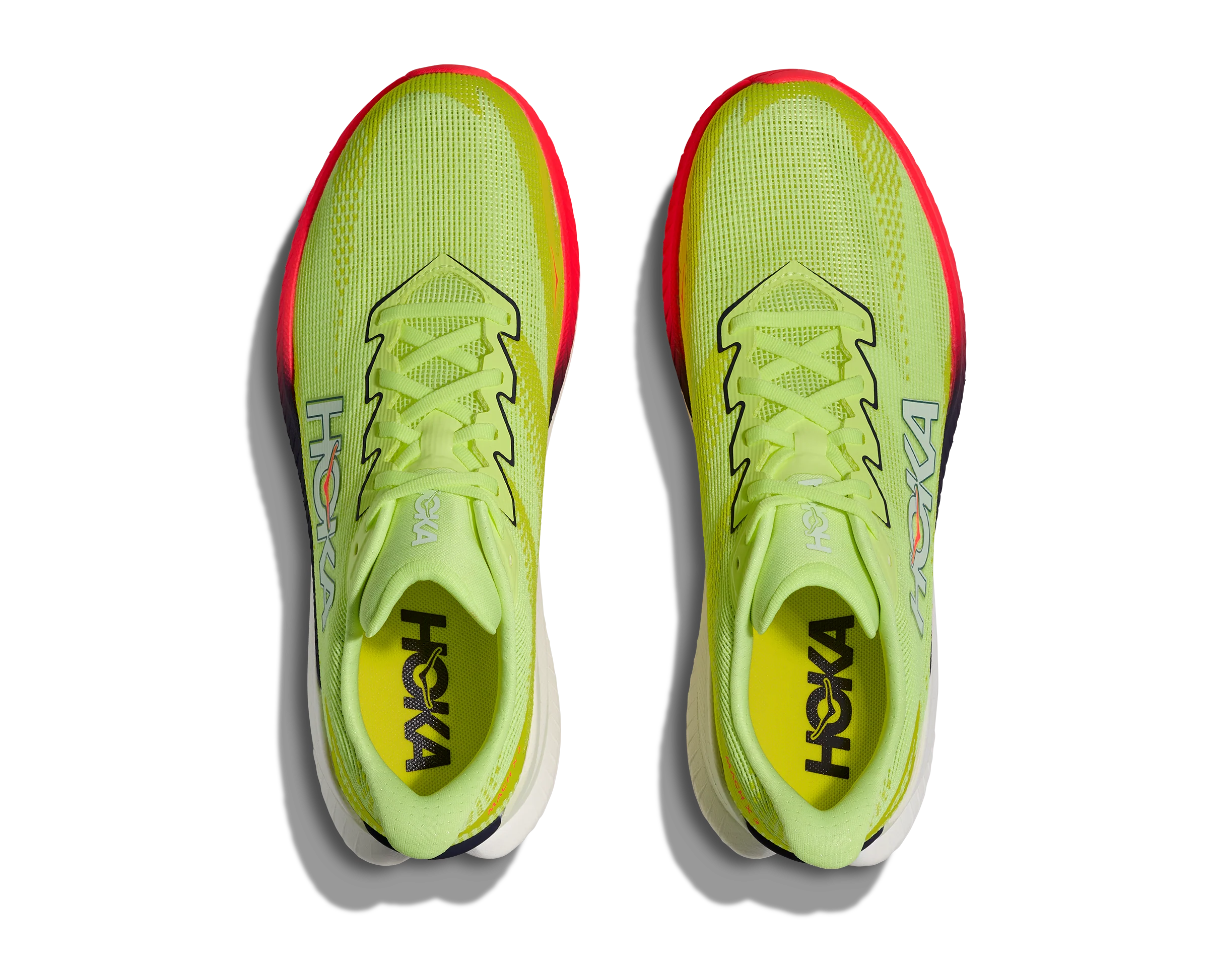 Hoka Womens Mach X 3 - Neon Yuzu/Squid Ink - Neutral - SS26 - Image 3