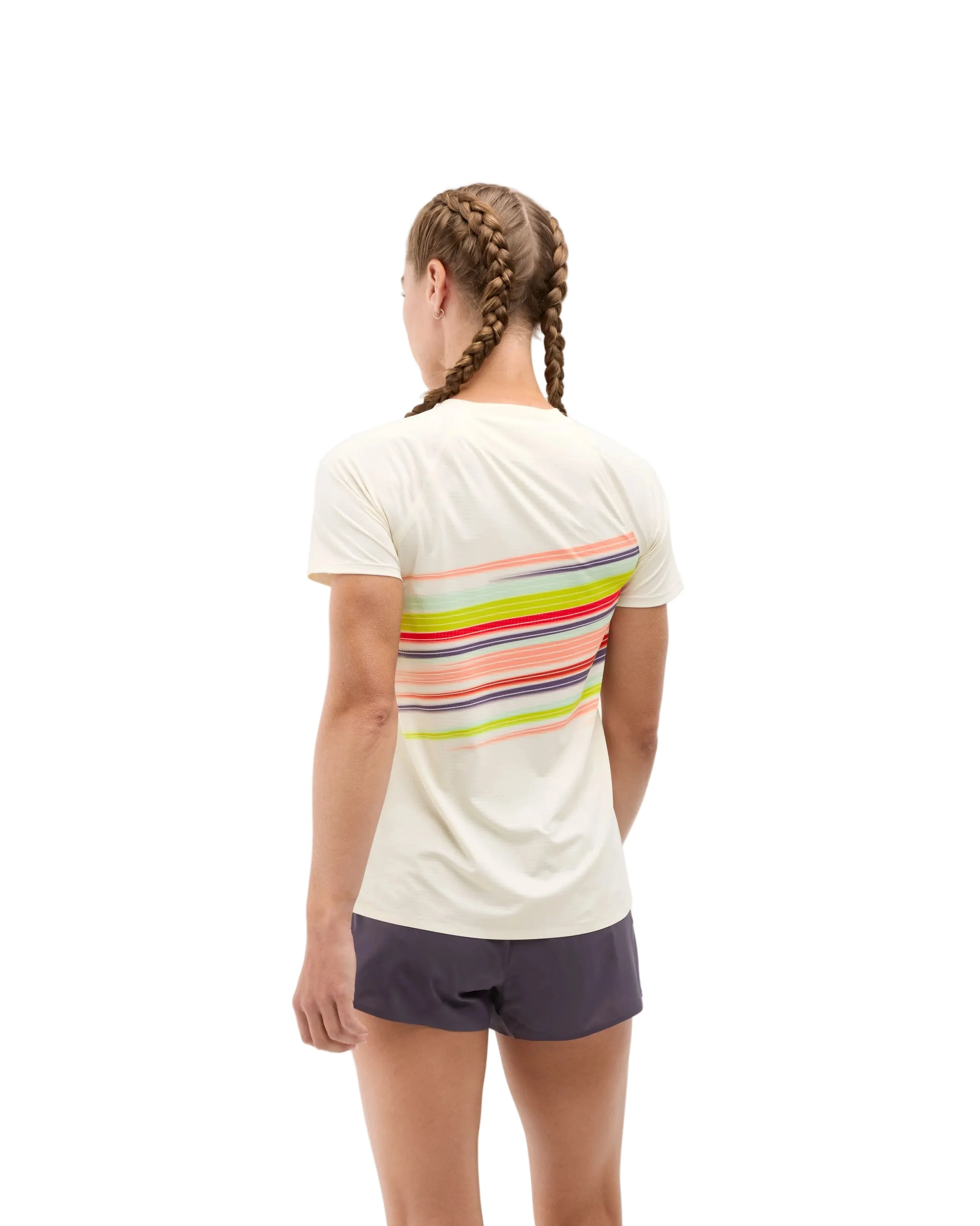 Hoka Womens Race Day Short Sleeve - Alabaster Flare - SS26 - Image 6