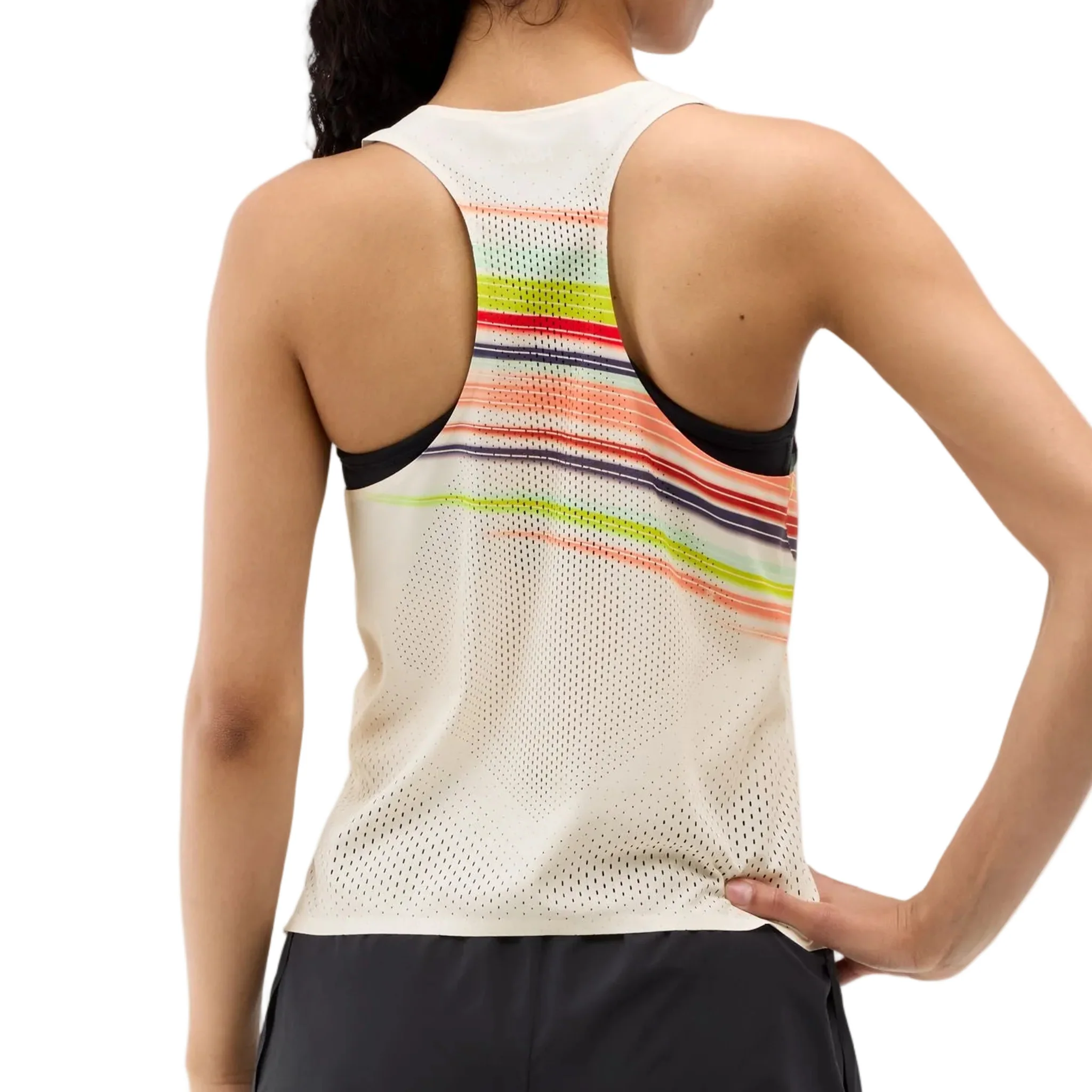 Hoka Womens Race Day Singlet - Alabaster Flare - SS26 - Image 2
