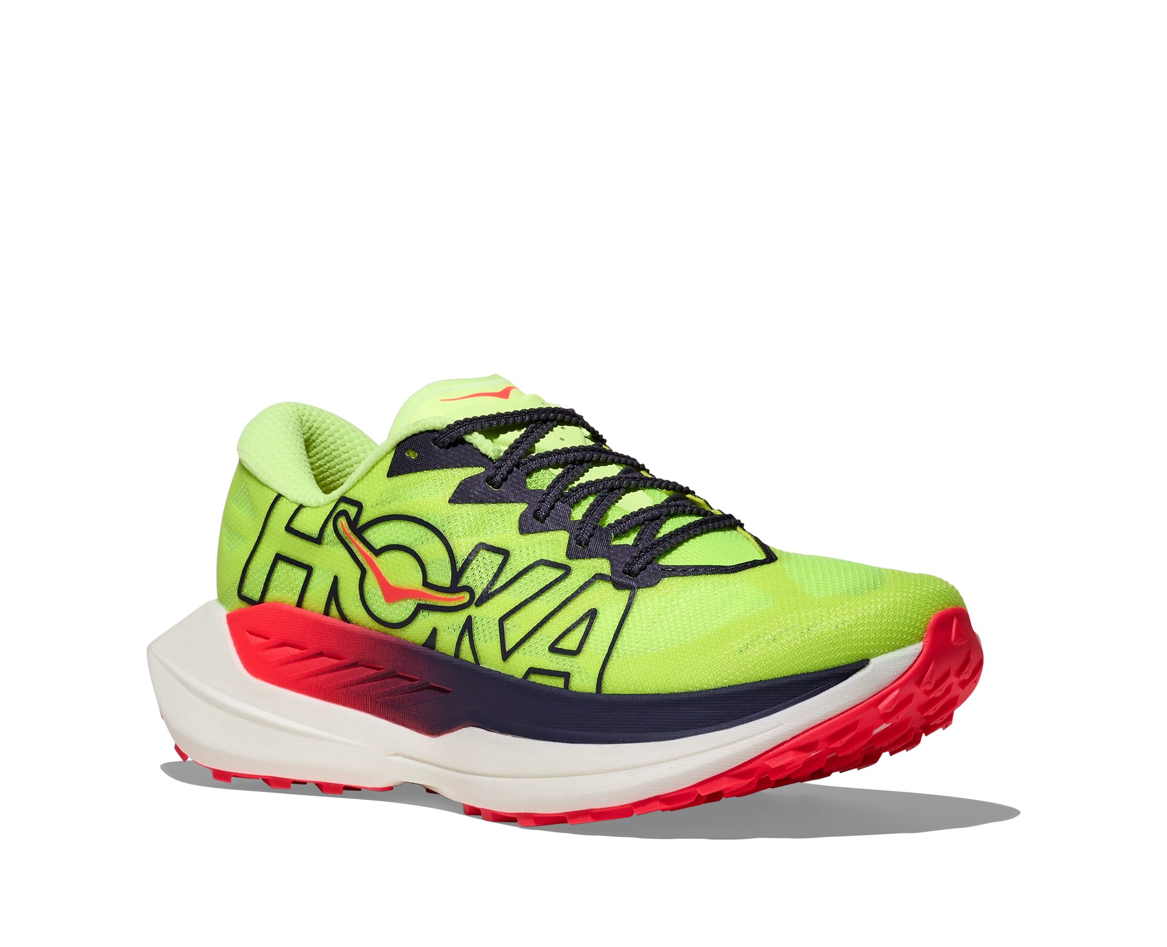 Hoka Womens Rocket X Trail - Neon Yuzu/Neon Flame - Trail - SS26 - Image 5