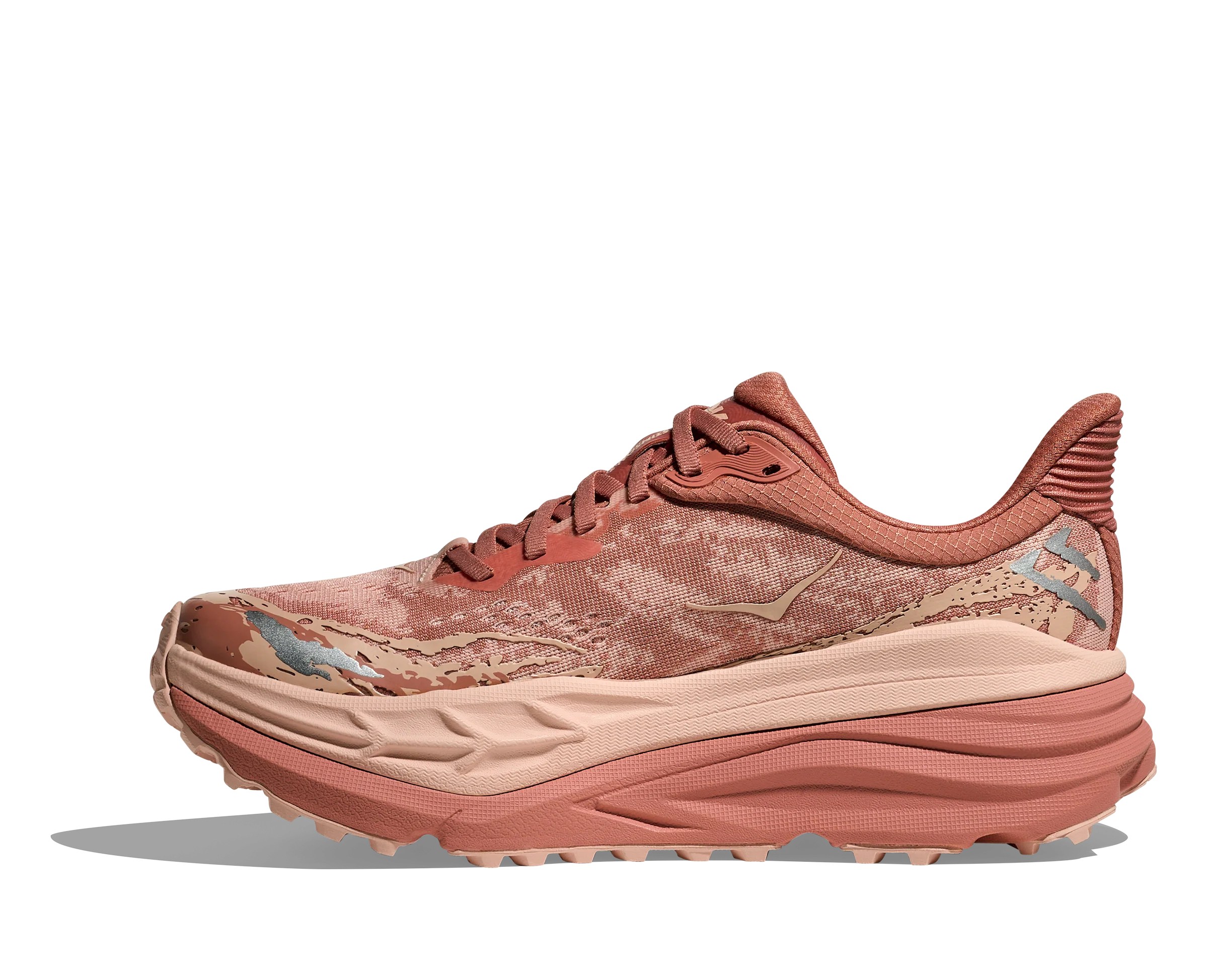 Hoka Womens Stinson 7 - Blush/Rose Latte - Trail - AW25 - Image 3