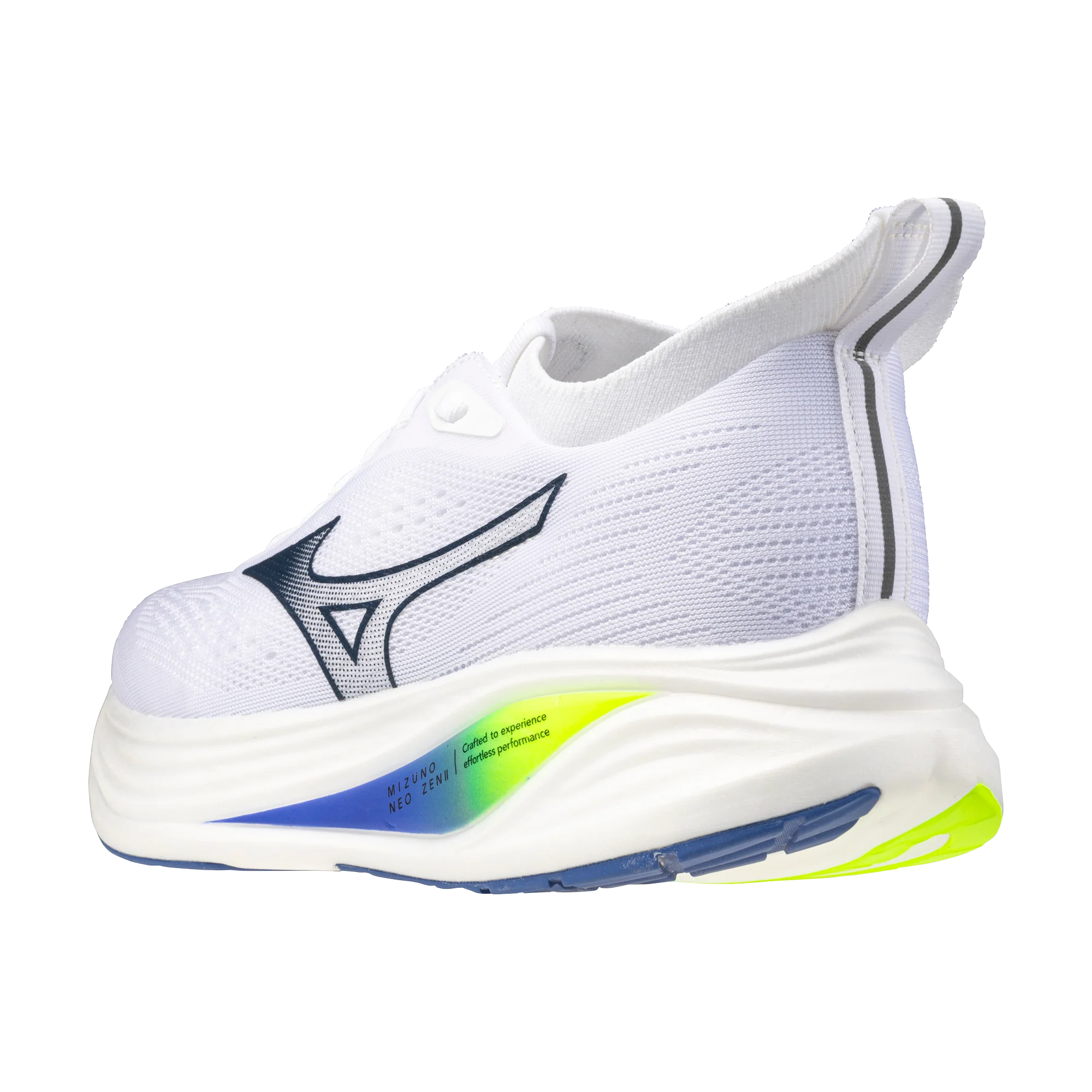 Mizuno Mens Neo Zen 2 - White/Estate Blue/Lightning Yellow - Neutral - SS26 - Image 5