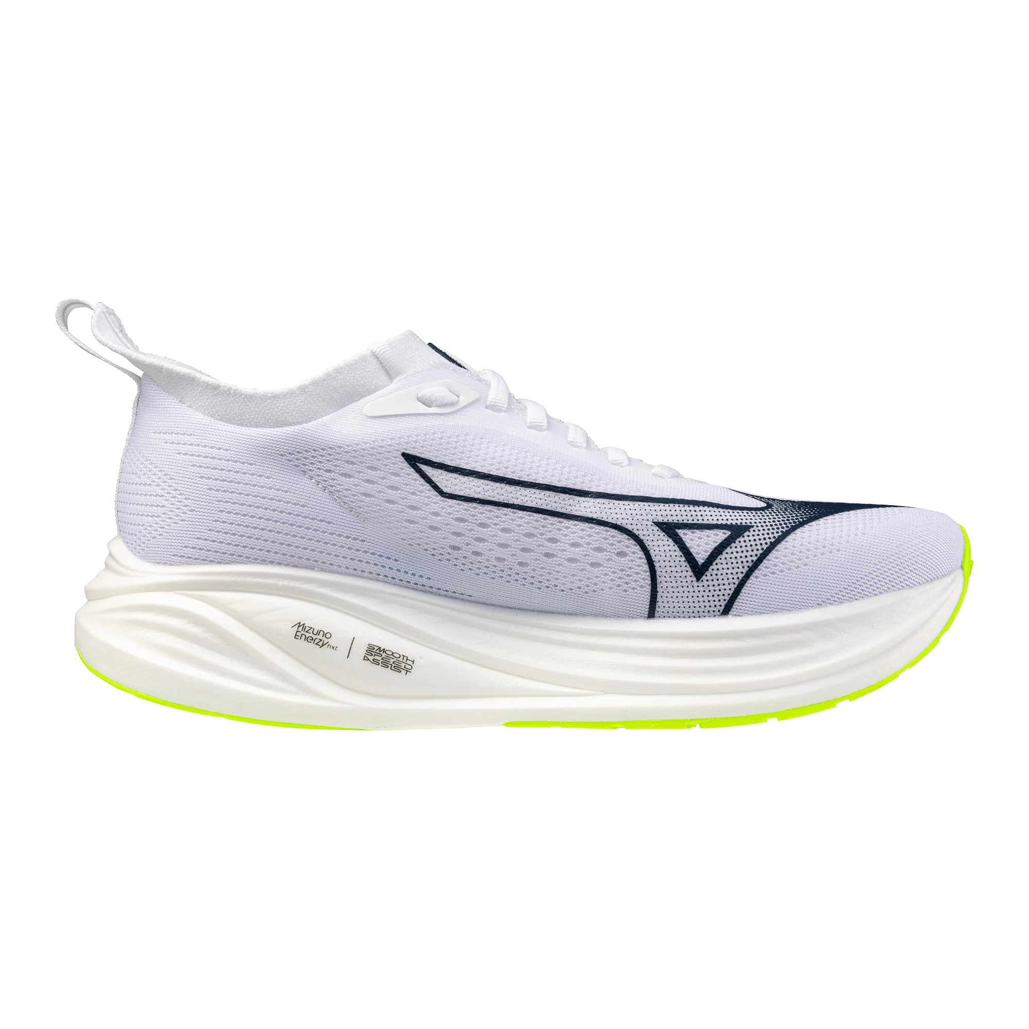Mizuno Mens Neo Zen 2 - White/Estate Blue/Lightning Yellow - Neutral - SS26 - Image 8