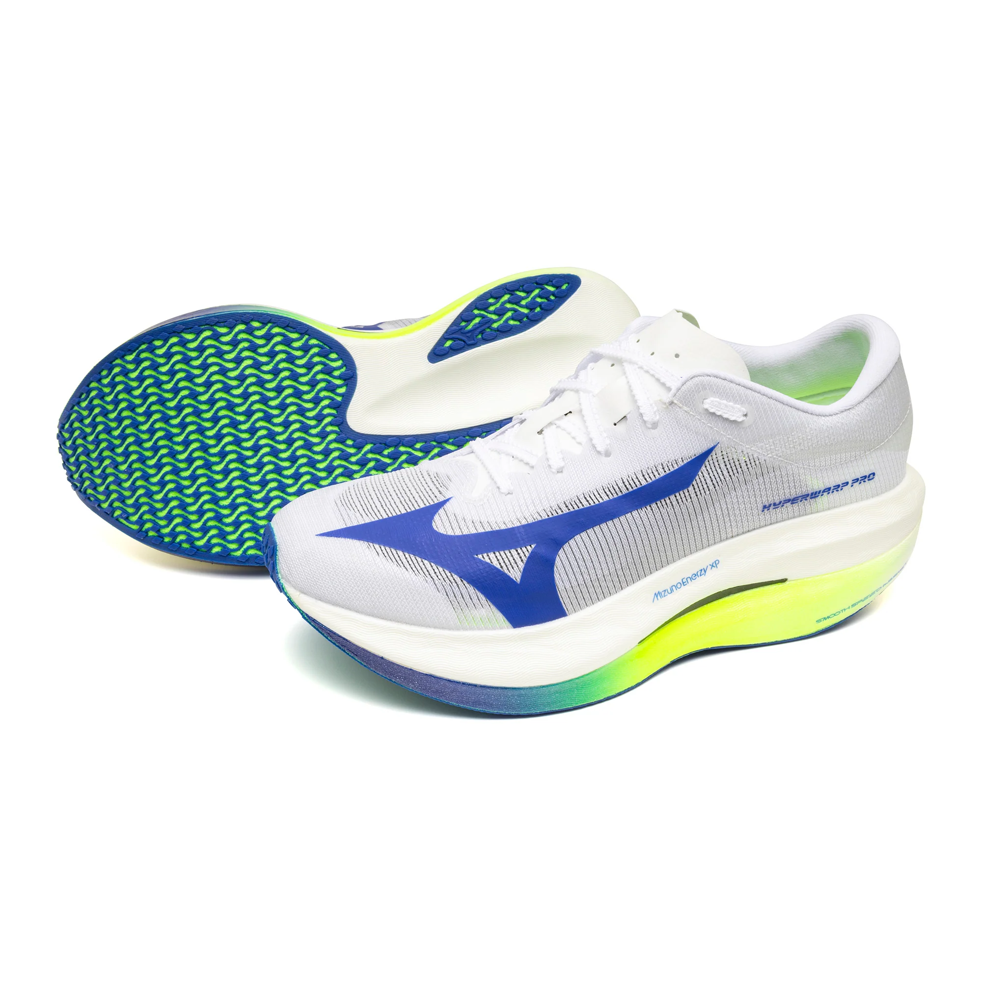 Mizuno Unisex Hyperwarp Pro - White/Lightning Yellow/Dazzling Blue - Neutral - SS26 - Image 3