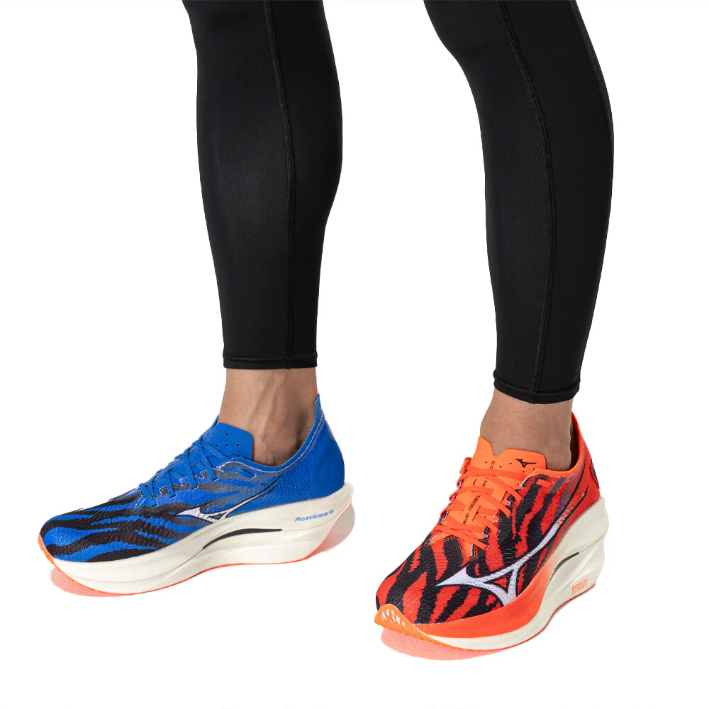 Mizuno Unisex Wave Rebellion Pro 3 - Ignition Red/White/Baseball Blue - Neutral - SS25 - Image 4
