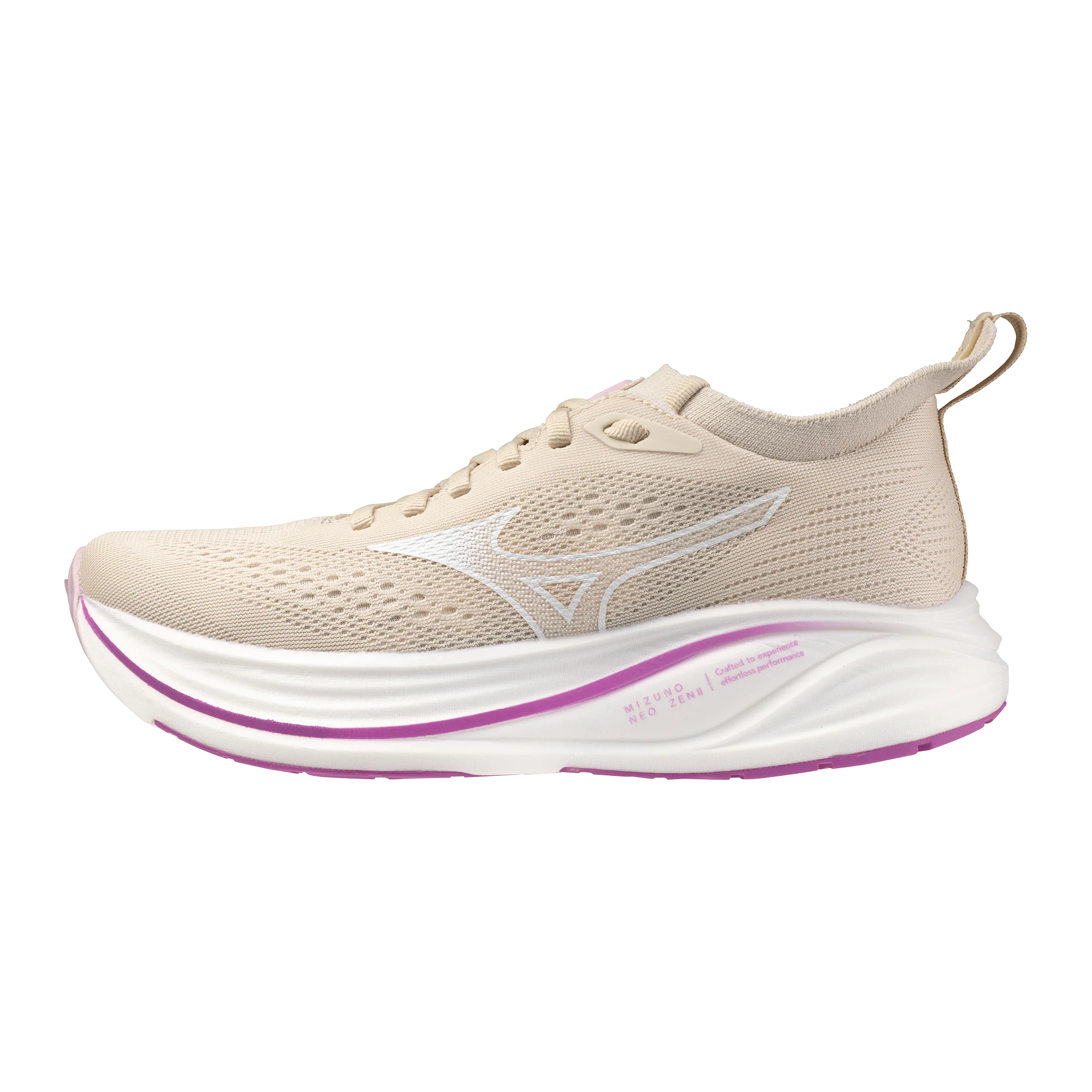 Mizuno Womens Neo Zen 2 - Summer Sand/White/Cattleya Orchid - Neutral - SS26 - Image 6
