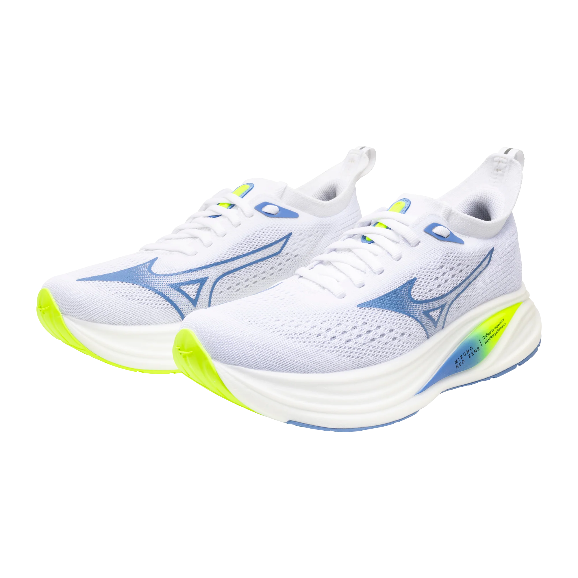 Mizuno Womens Neo Zen 2 - White/Ultramarine/Lightning Yellow - Neutral - SS26 - Image 4