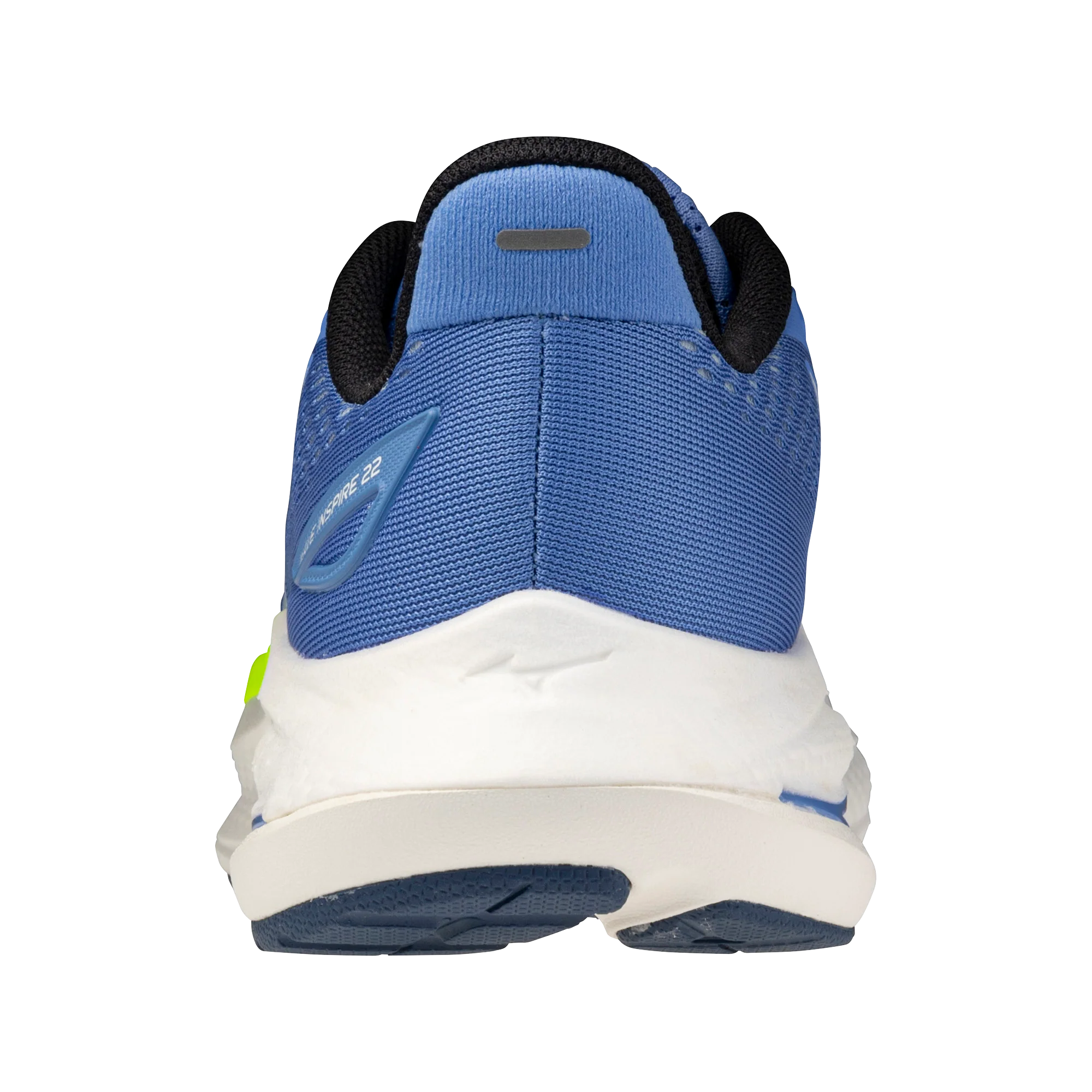 Mizuno Womens Wave Inspire 22 - Ultramarine/White/Lightning Yellow - Stability - SS26 - Image 3