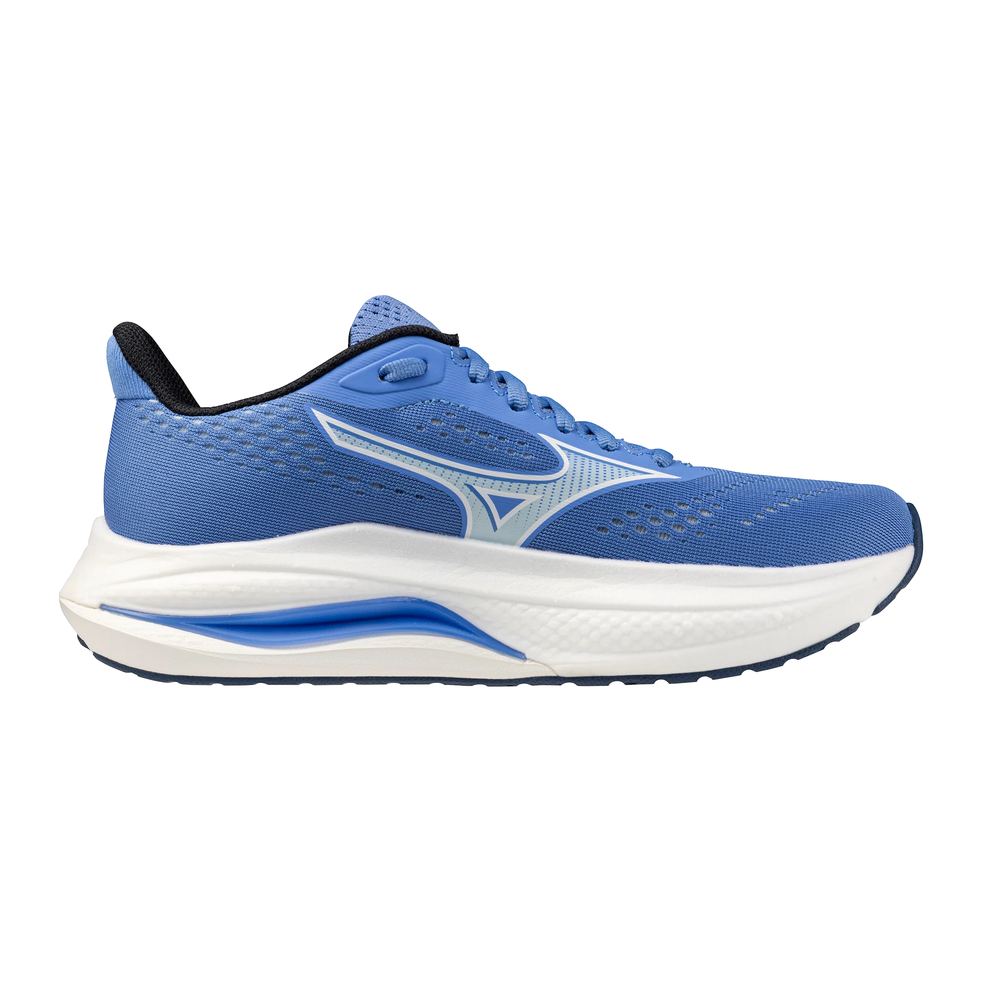 Mizuno Womens Wave Inspire 22 - Ultramarine/White/Lightning Yellow - Stability - SS26 - Image 5
