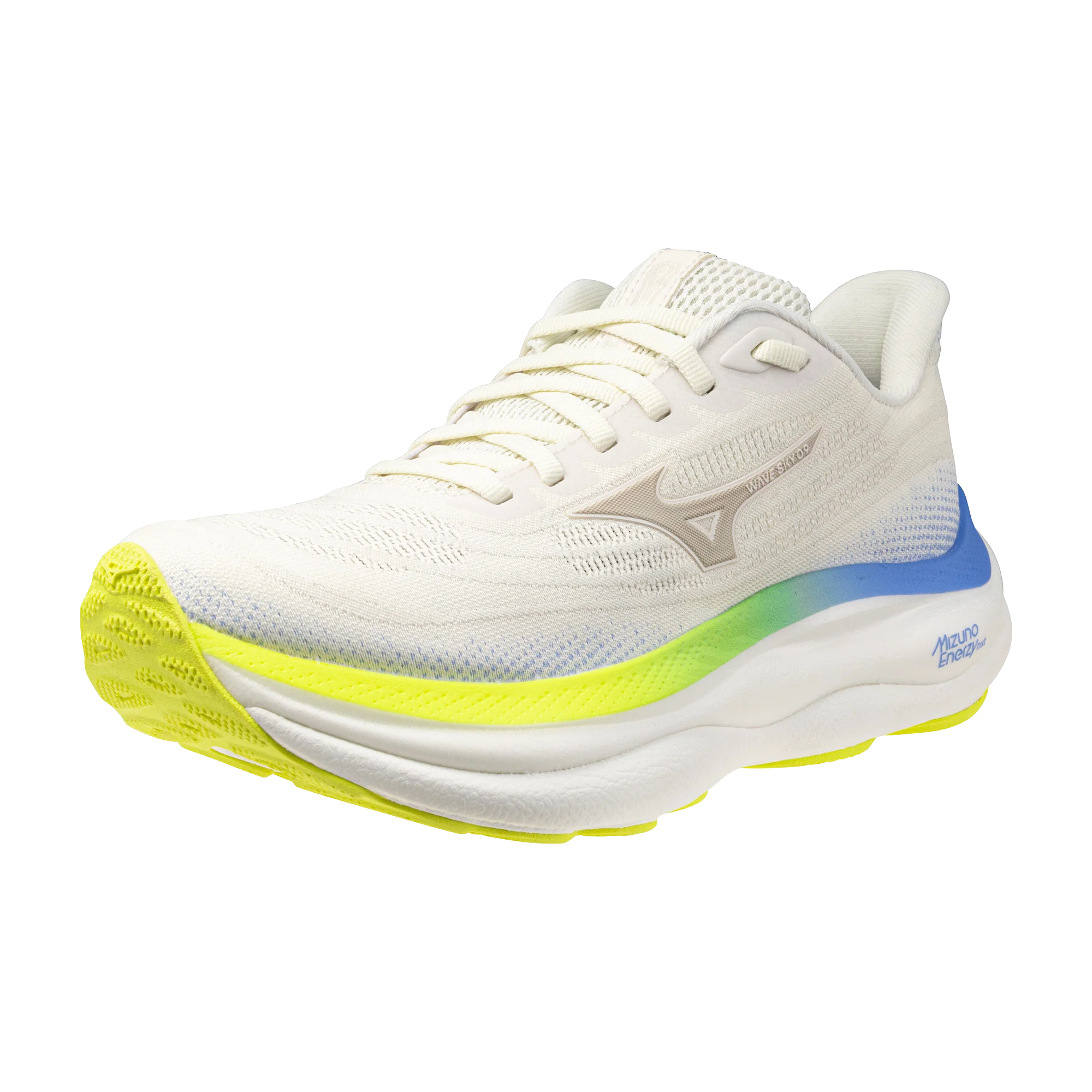 Mizuno Womens Wave Sky 9 - Snow White/Silver Birch/Ultramarine - Neutral - SS26 - Image 6