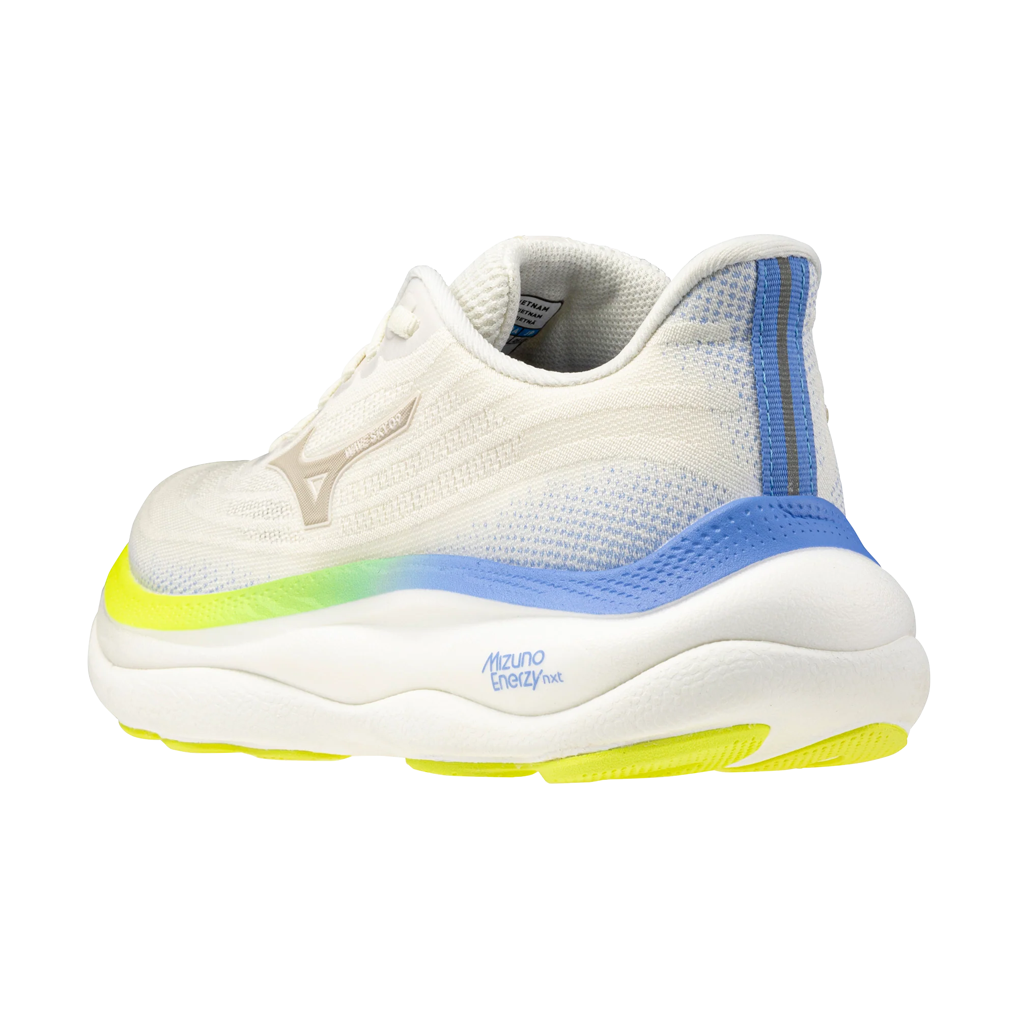 Mizuno Womens Wave Sky 9 - Snow White/Silver Birch/Ultramarine - Neutral - SS26 - Image 8