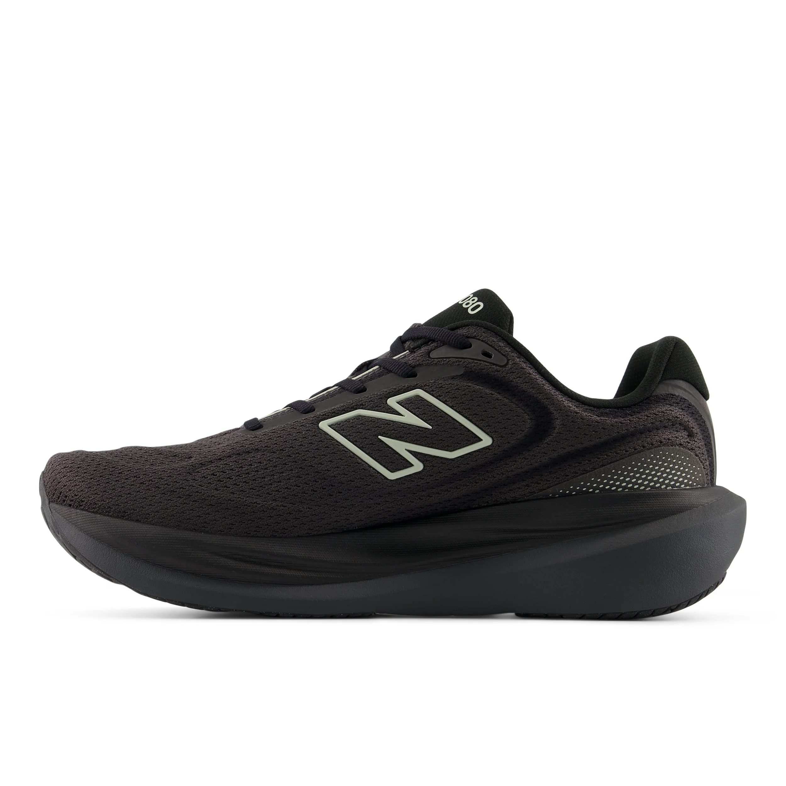 New Balance Mens 1080V15 - Black/Faded Black/Olivine - Neutral - SS26 - Image 4