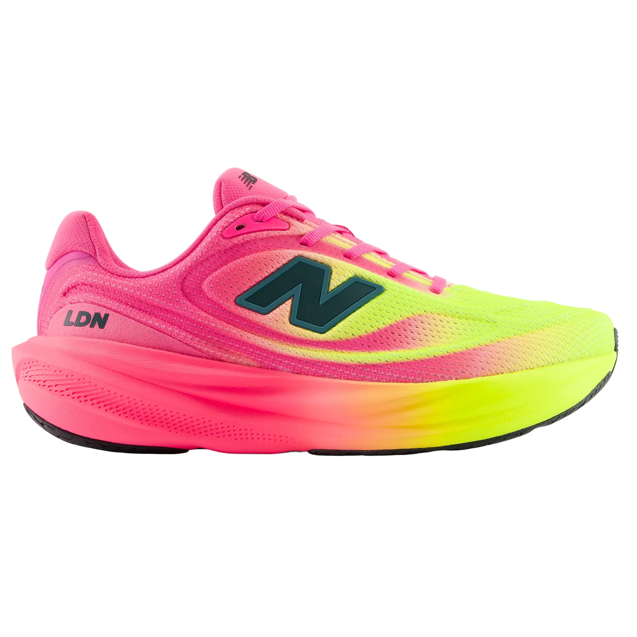 New Balance Womens 1080V15 London Edition - Pink Heat/Alkaline Green - Neutral - SS26