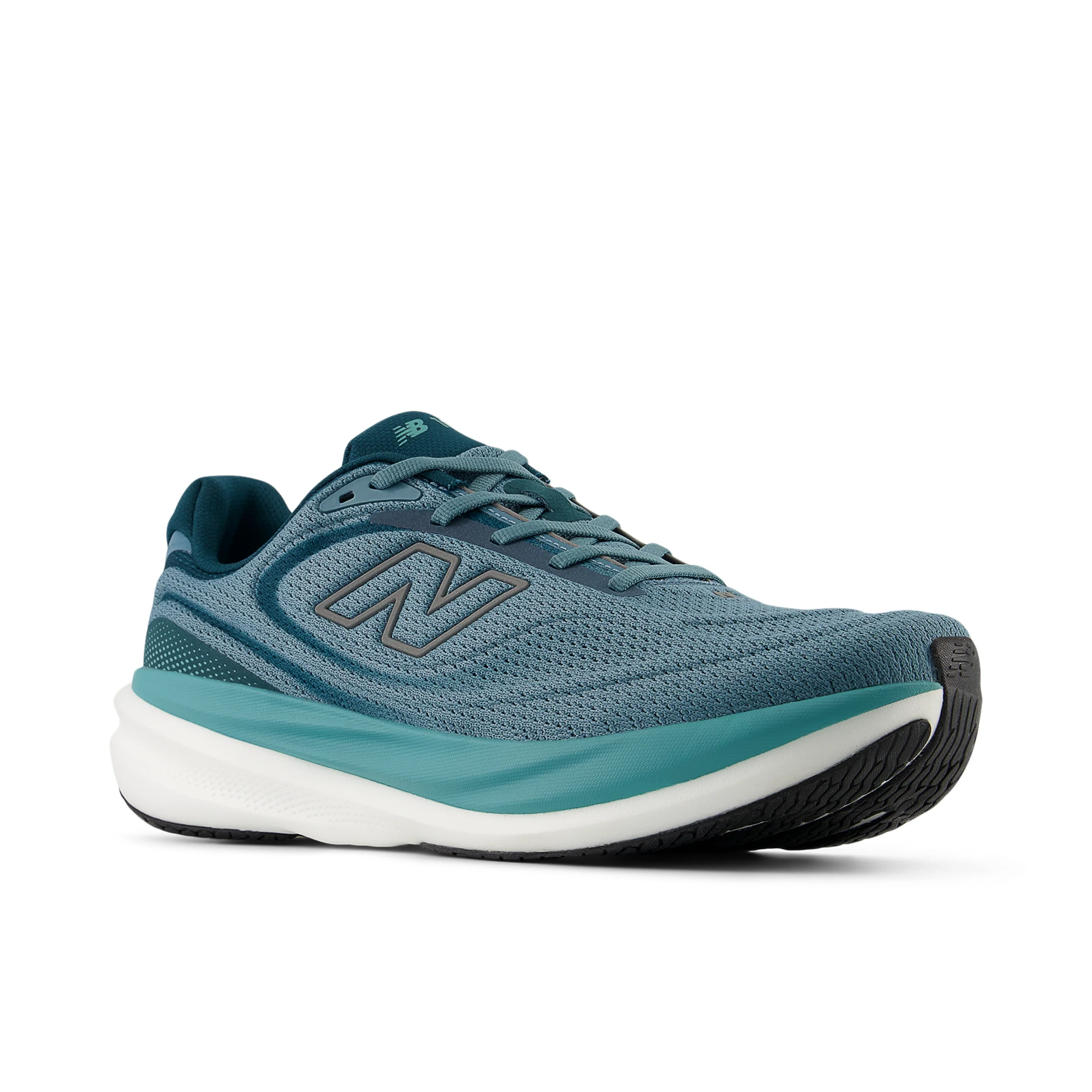 New Balance Mens 1080V15 - Medusa Green/Dark Silver Metallic/Salt Water - Neutral - SS26 - Image 3