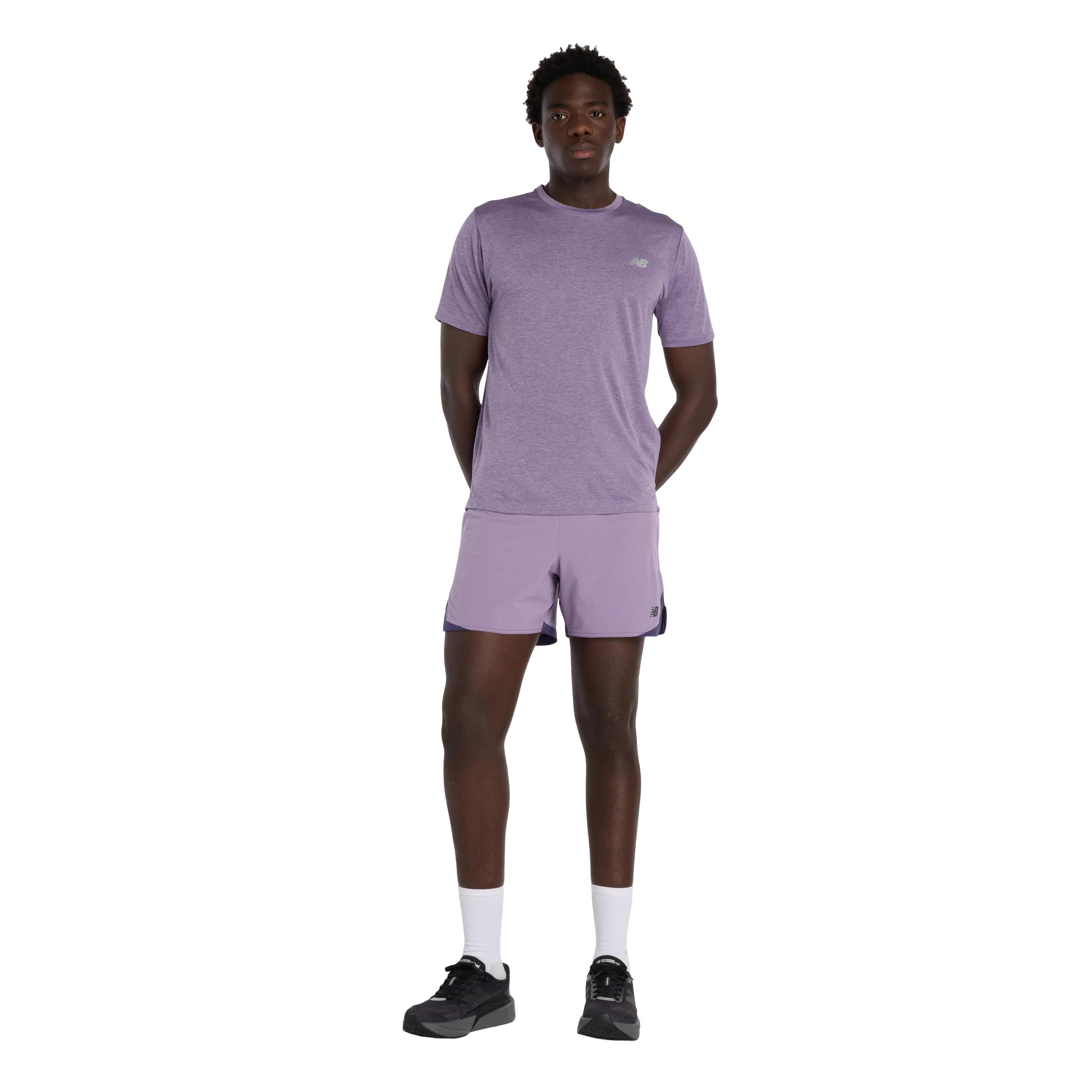 New Balance Mens Athletics T-Shirt - Candied Violet - SS26 - Image 4