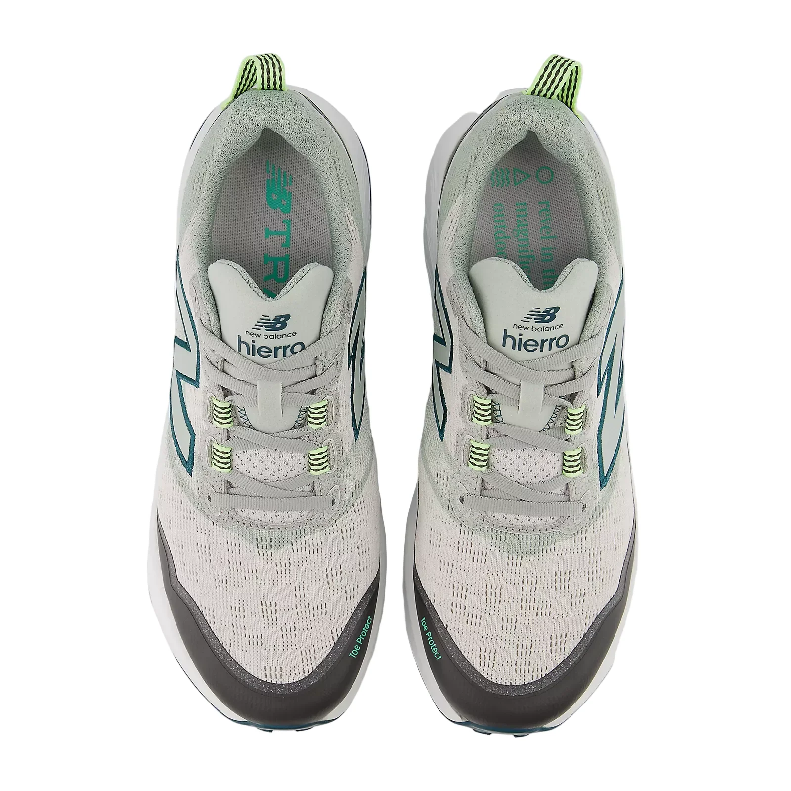 New Balance Mens Fresh Foam Hierro V9 - Grey Matter/Medusa Green - Trail - SS26 - Image 4