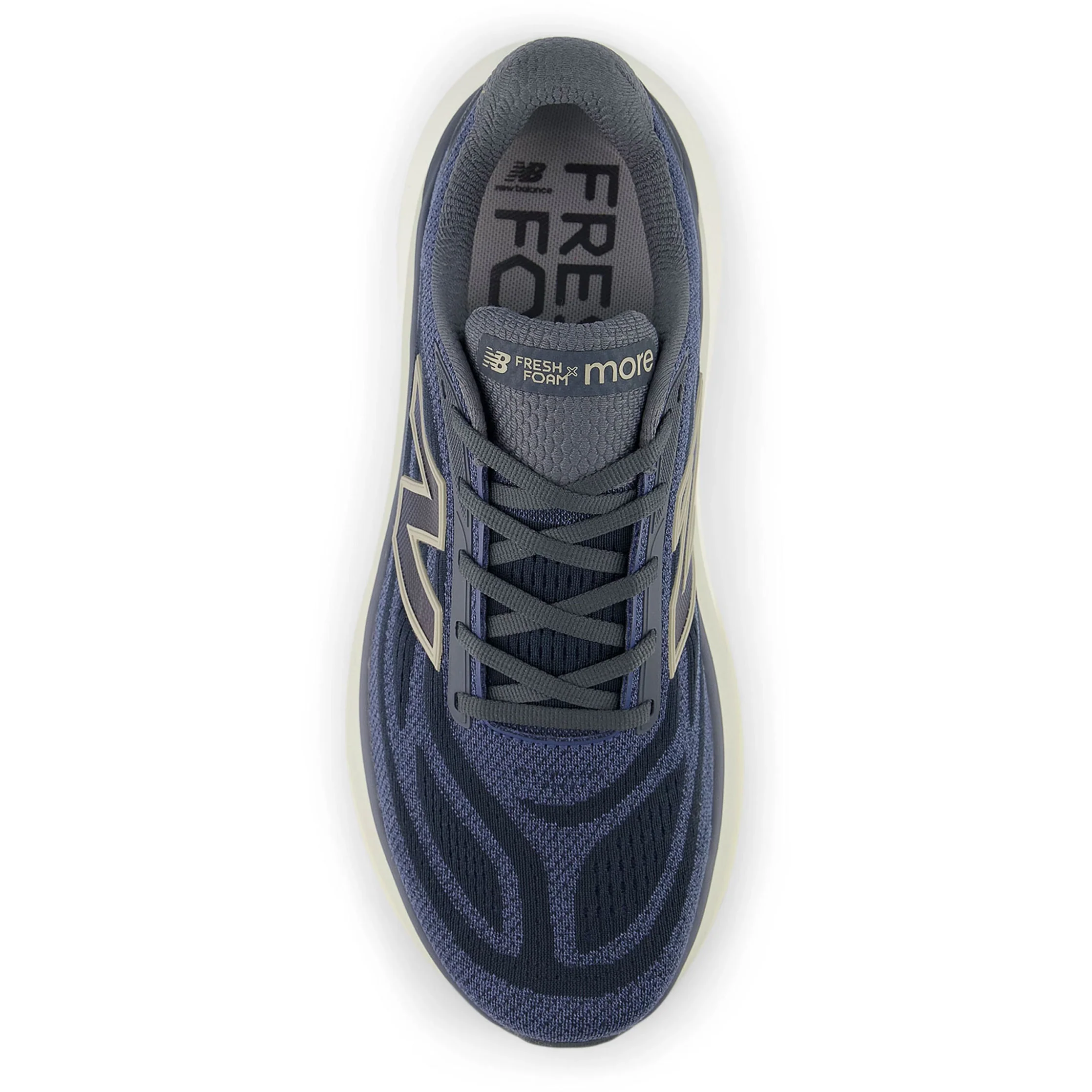 New Balance Mens Fresh Foam X More v6 - Graphite/Vintage Indigo/Shipyard - Neutral - SS26 - Image 3