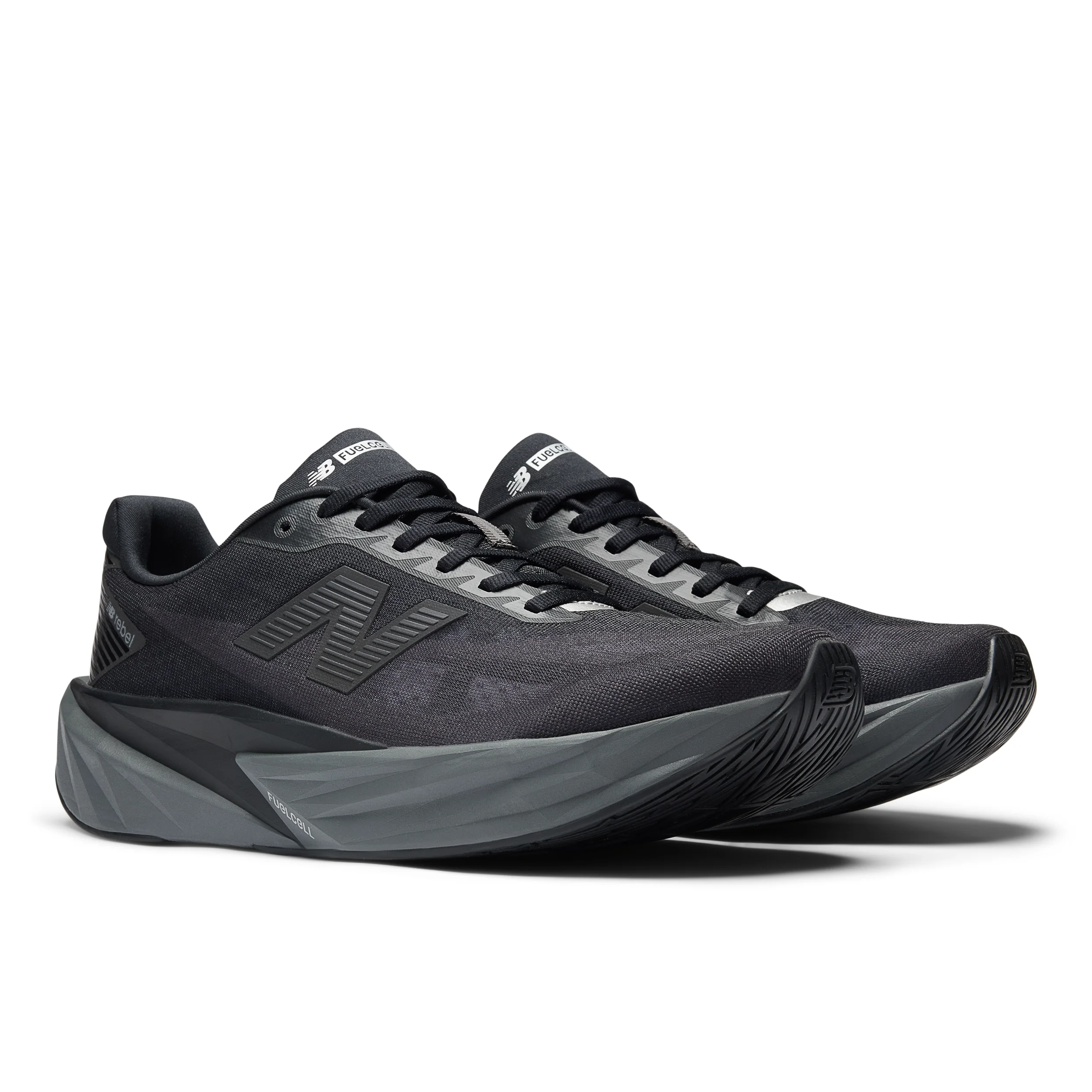 New Balance Mens FuelCell Rebel V5 - Black/Castlerock/Silver Metallic - Neutral - SS26 - Image 6