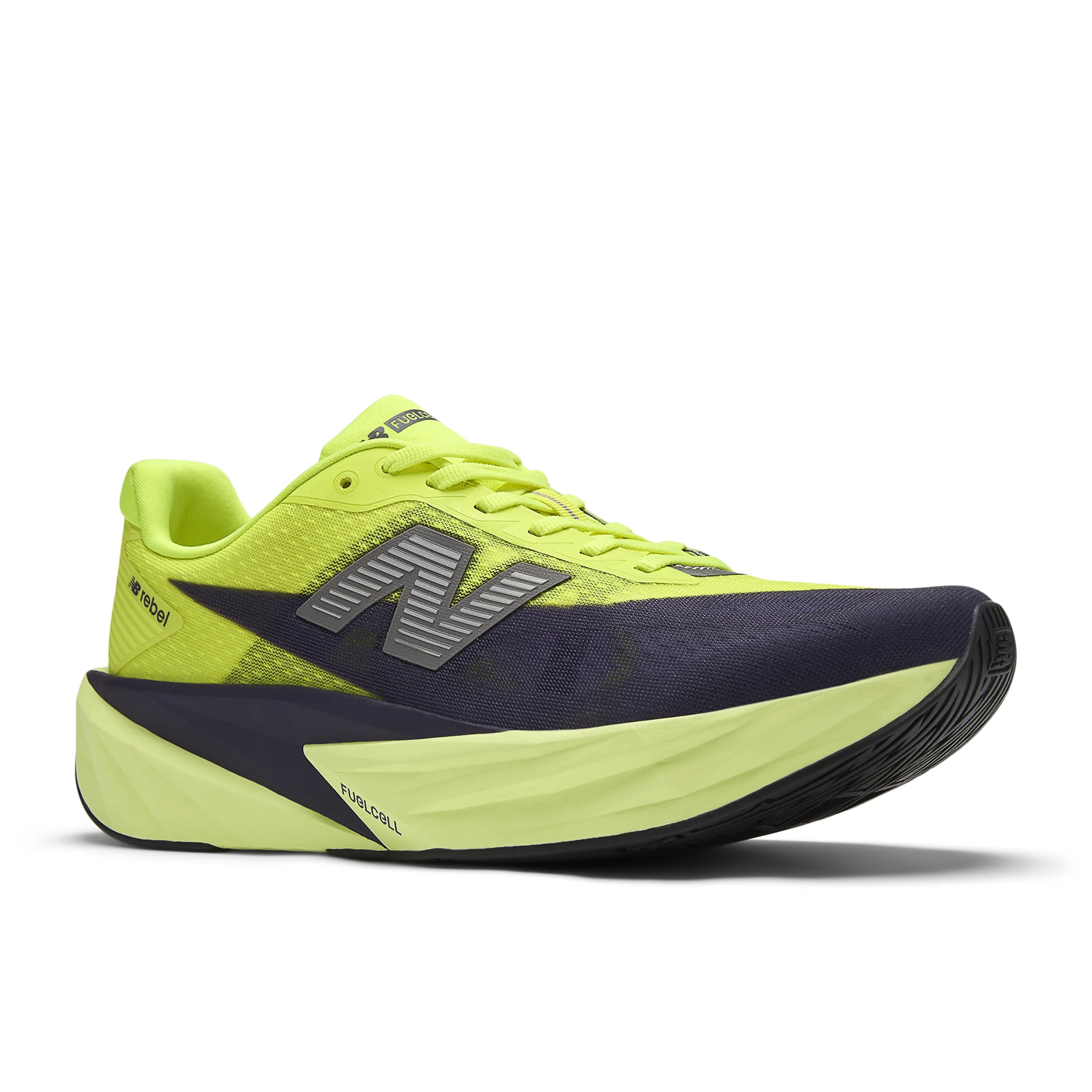 New Balance Mens FuelCell Rebel V5 - Alkaline Green/Boysenberry/Dark Silver Metallic - Neutral - SS26 - Image 5