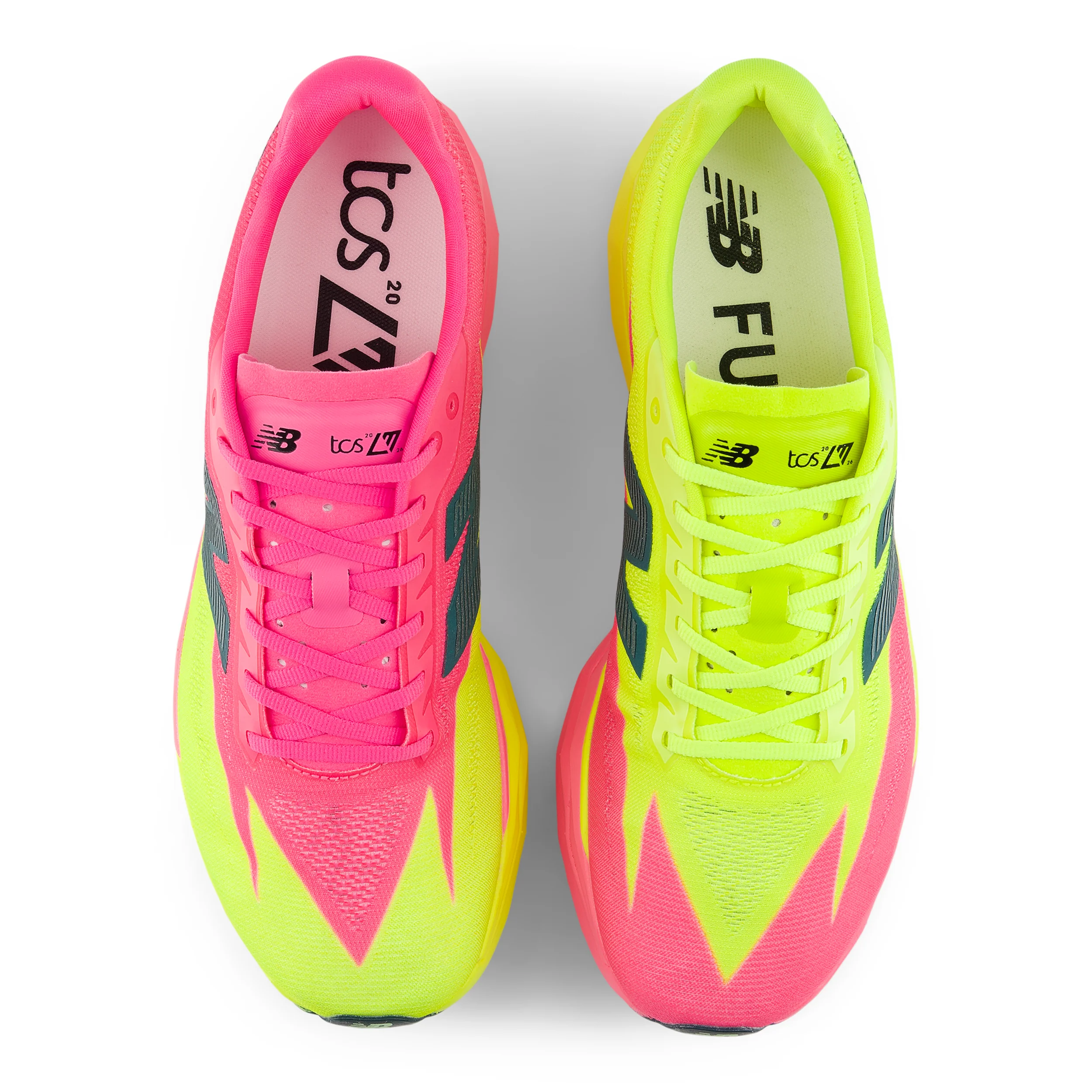 New Balance Mens FuelCell SuperComp Elite V5 London Edition Wide - 2E Width - Alkaline Green/Pink Heat - Neutral - SS26 - Image 4