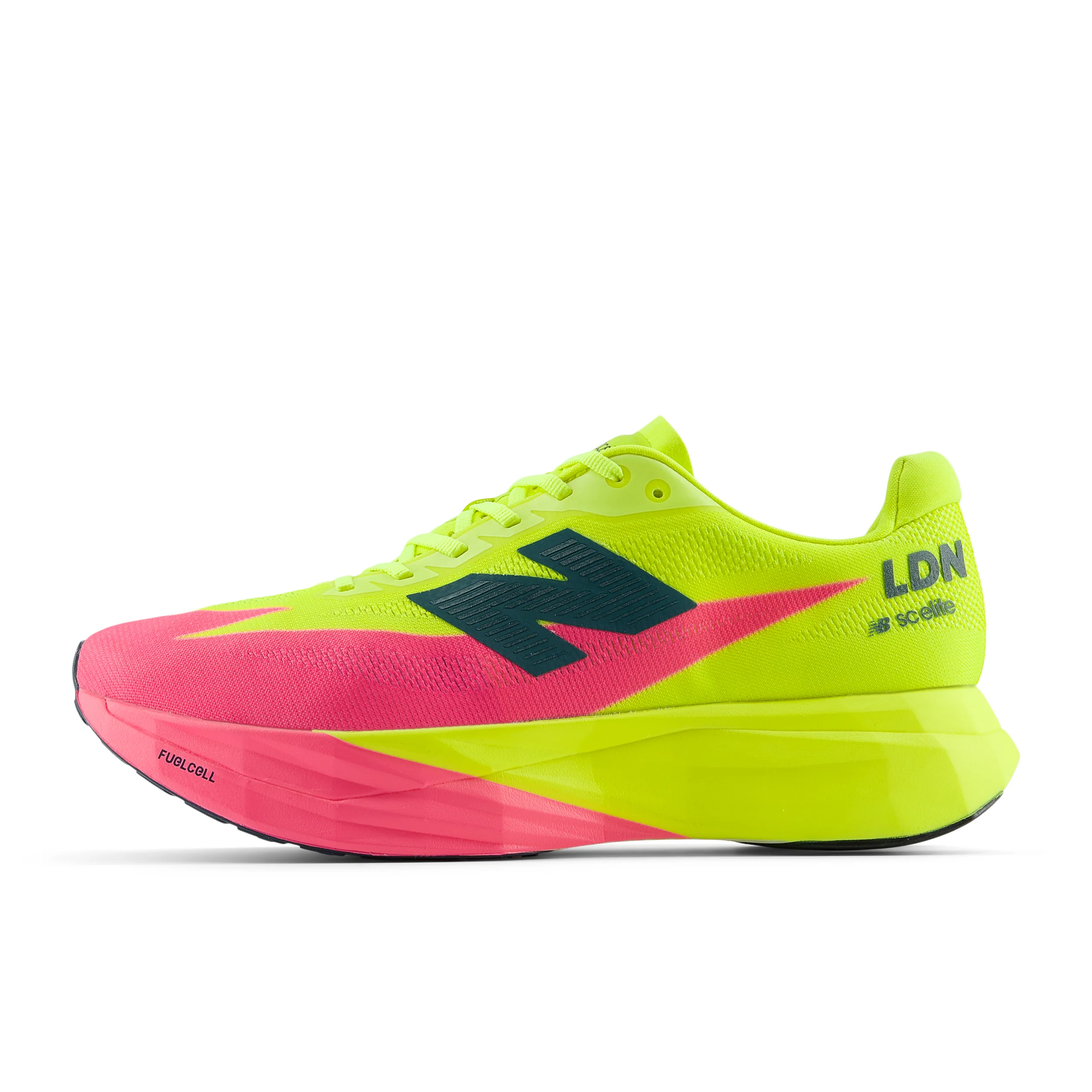 New Balance Mens FuelCell SuperComp Elite V5 London Edition Wide - 2E Width - Alkaline Green/Pink Heat - Neutral - SS26 - Image 8