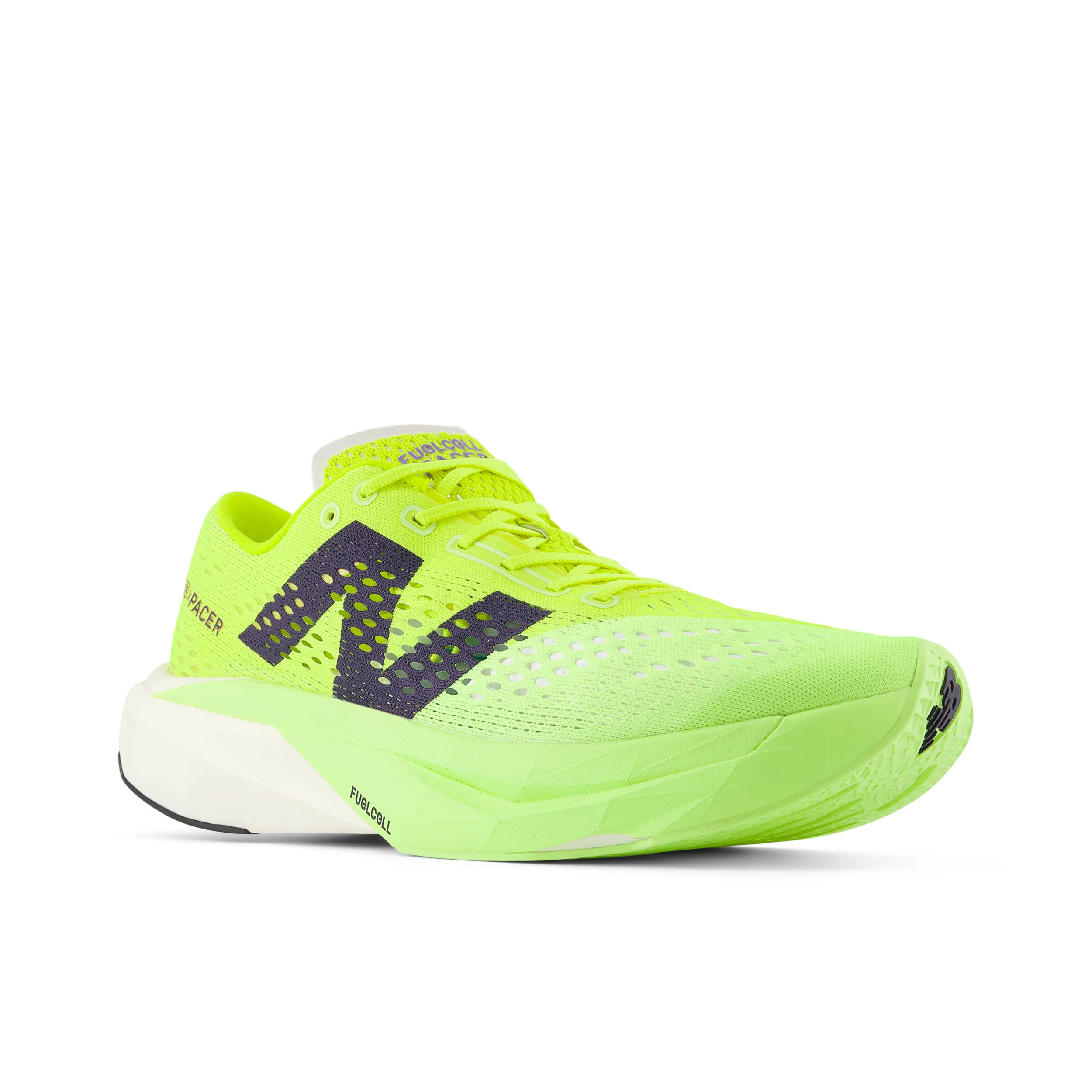 New Balance Mens FuelCell SuperComp Pacer V2 - Alkaline Green/White/Boysenberry - Neutral - SS26 - Image 3