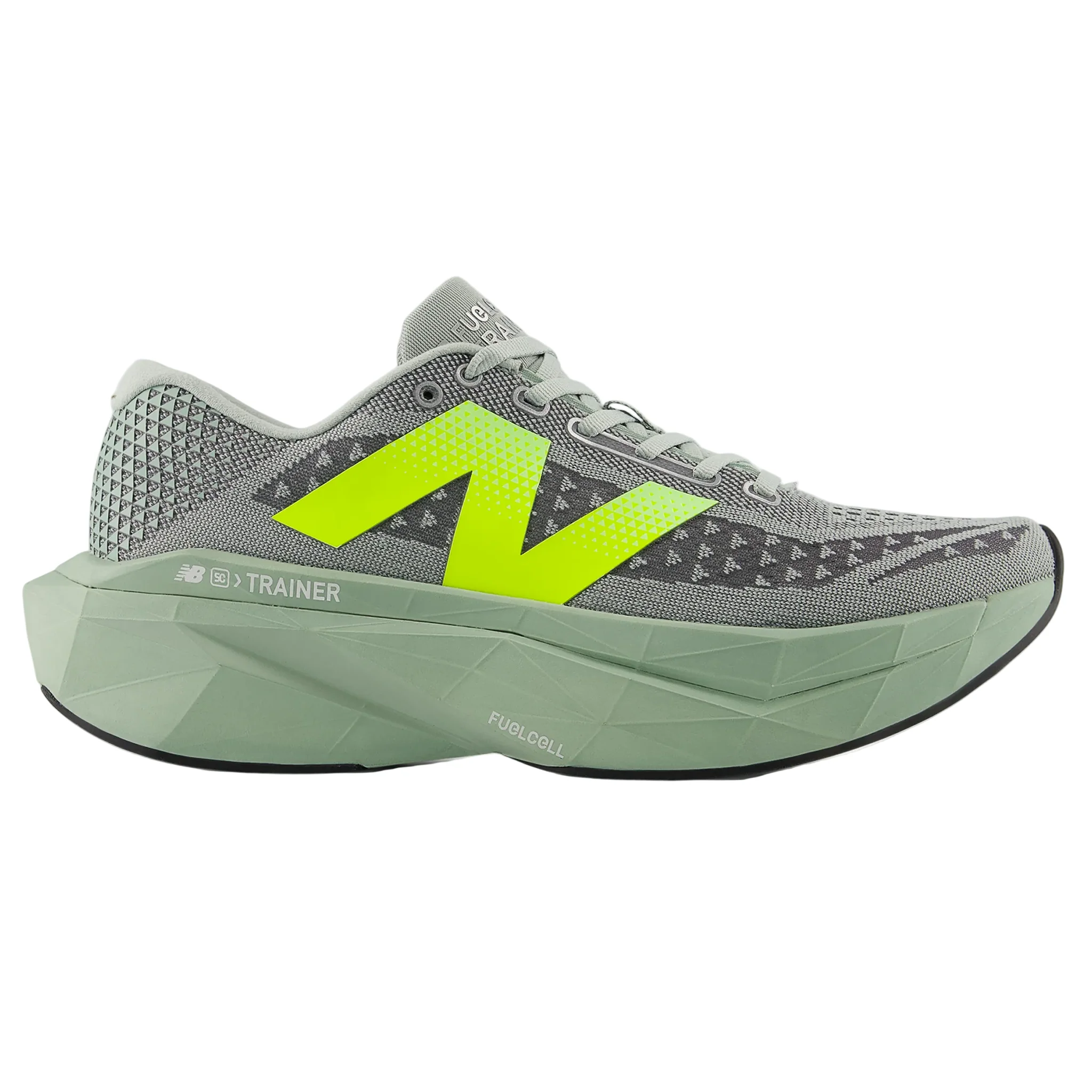 New Balance Mens FuelCell SuperComp Trainer V3 Wide - 2E Width - Mosaic Green/Lone Star Grey - Neutral - SS26
